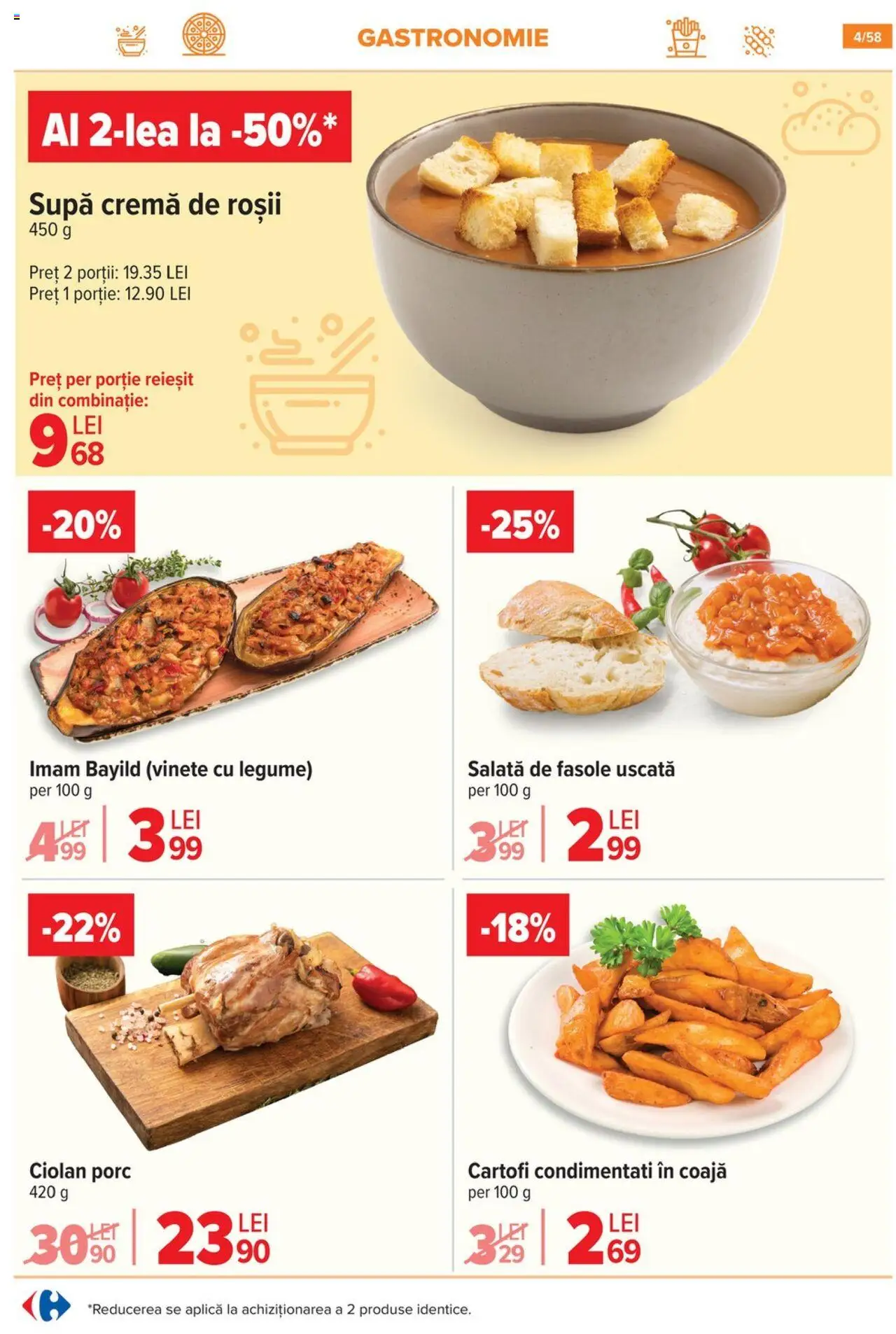 Catalog Carrefour 6 - 11 August 2025 | Pagina 5 | Produse: Cremă, Roșii, Salată, Legume