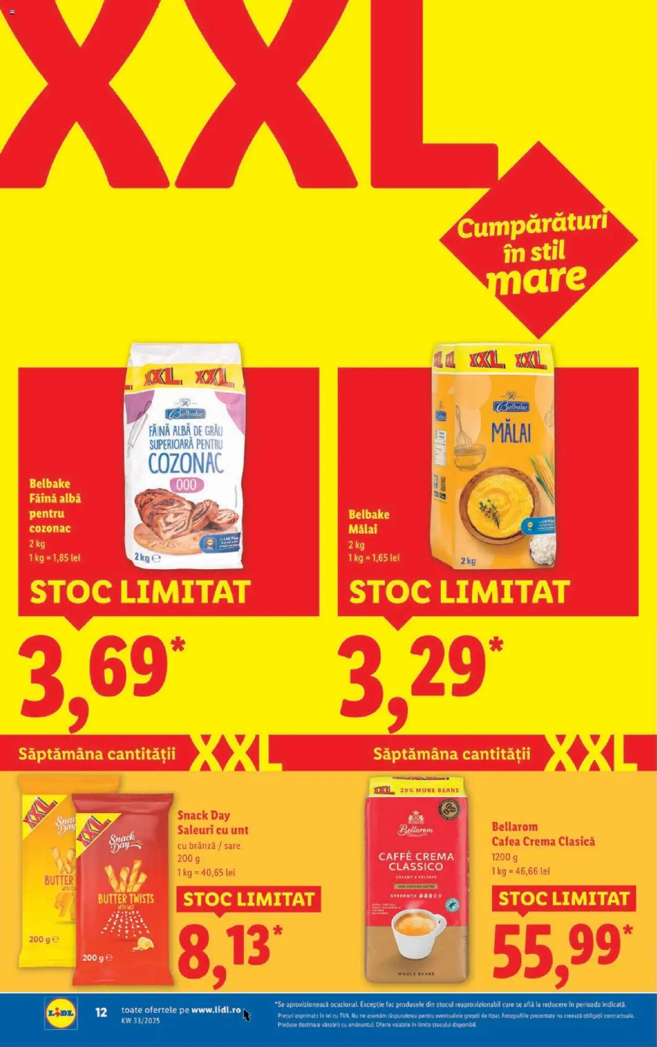 Catalog LIDL 11 - 16 August 2025 | Pagina 12 | Produse: Brânză, Cremă, Mălai, Sare