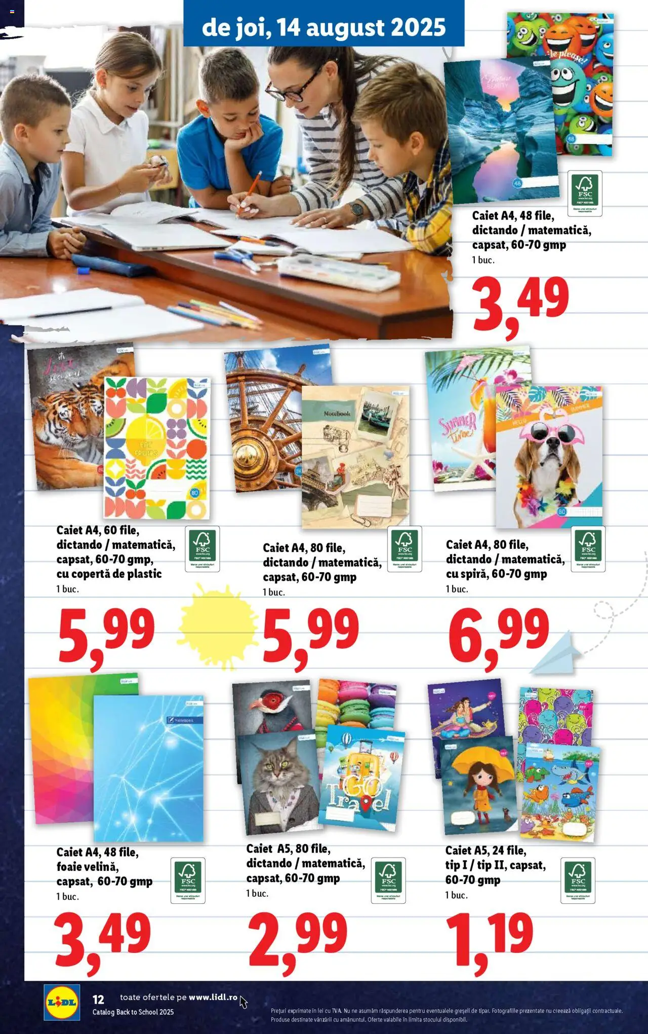 Catalog LIDL 11 - 30 August 2025 | Pagina 12 | Produse: Notebook