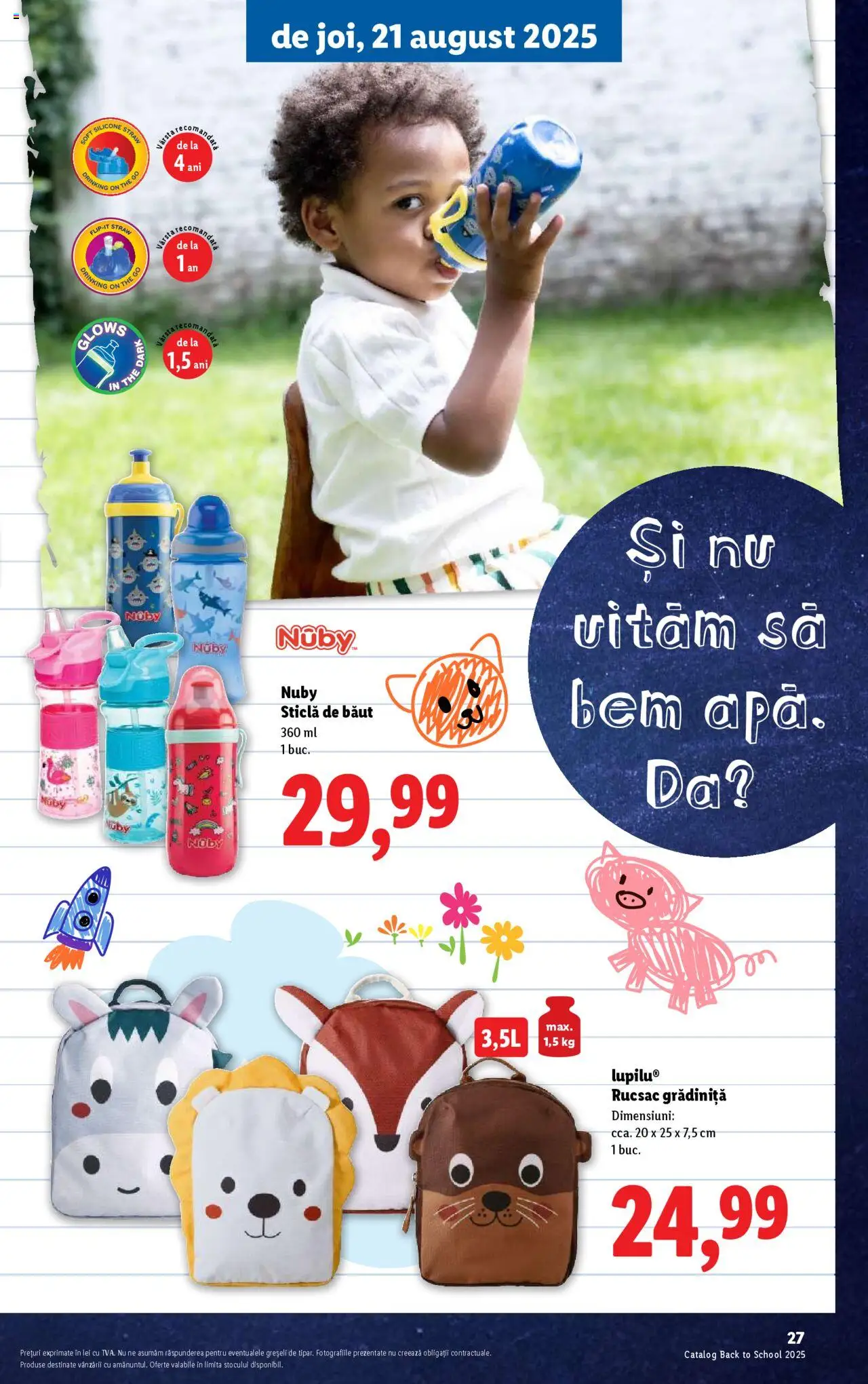 Catalog LIDL 11 - 30 August 2025 | Pagina 27 | Produse: Rucsac