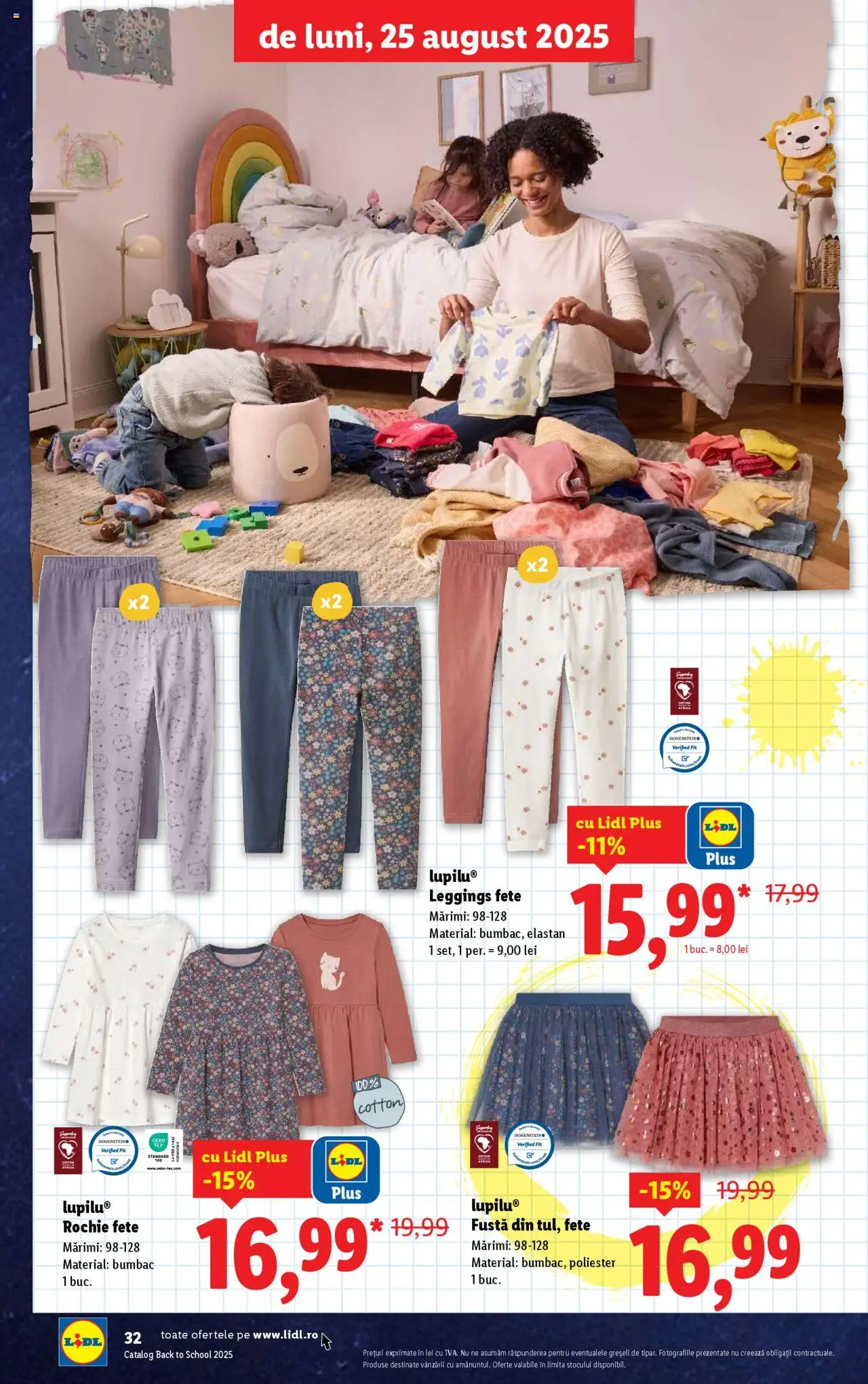 Catalog LIDL 11 - 30 August 2025 | Pagina 32 | Produse: Rochie