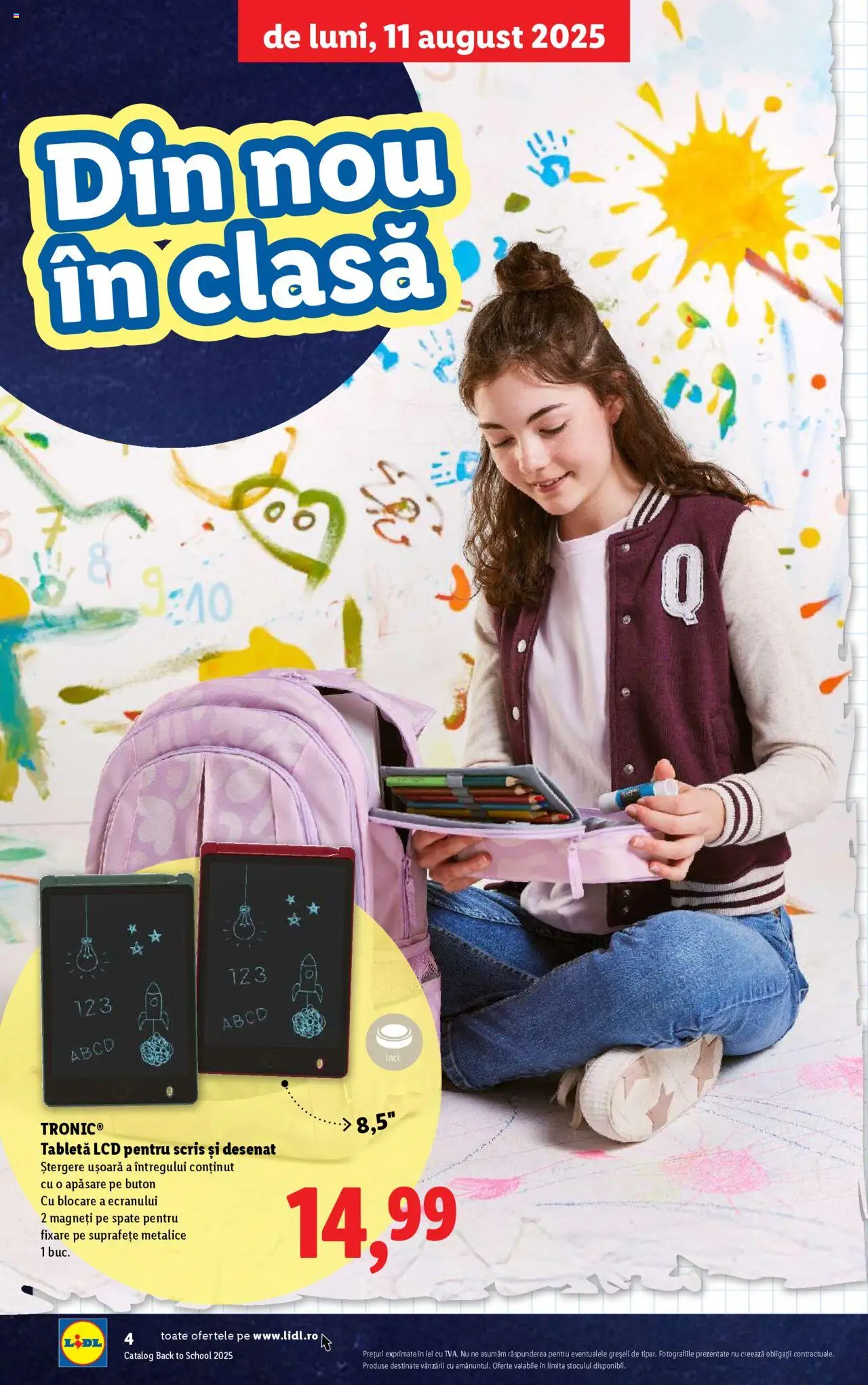 Catalog LIDL 11 - 30 August 2025 | Pagina 4 | Produse: Tabletă