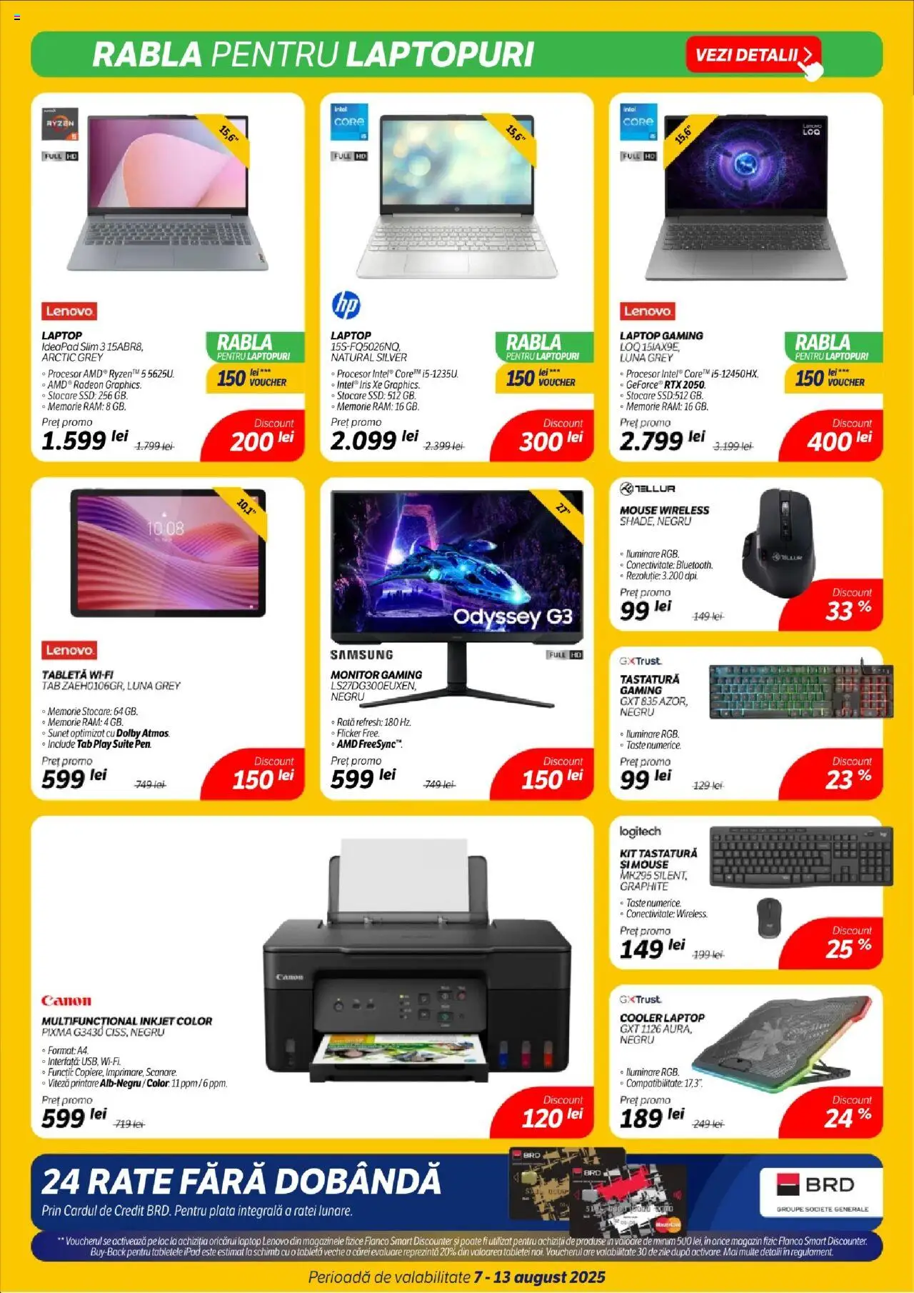Catalog Flanco 7 - 12 August 2025 | Pagina 11 | Produse: Memorie, Tabletă, Monitor, Mouse