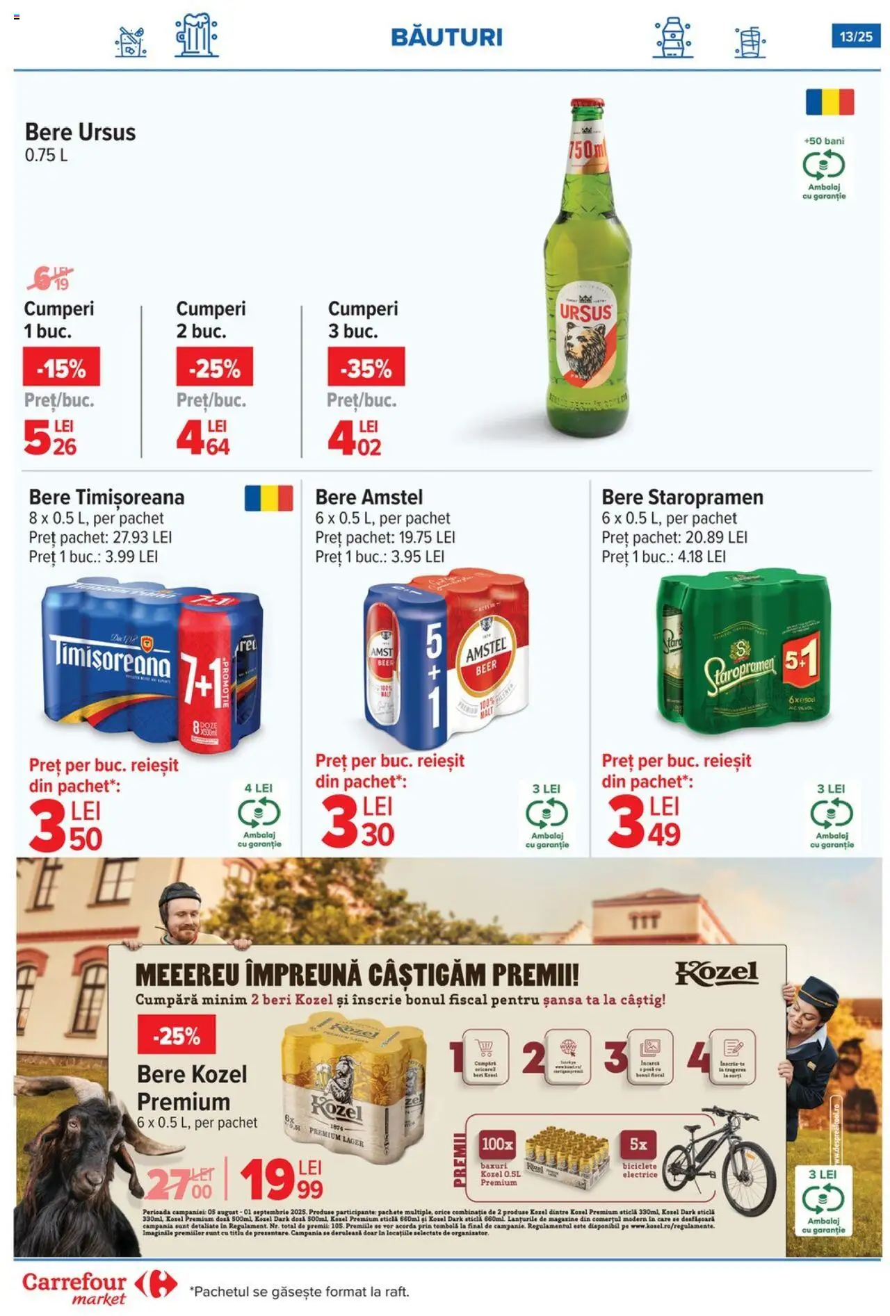 Catalog Carrefour 6 - 11 August 2025 | Pagina 13 | Produse: Bere