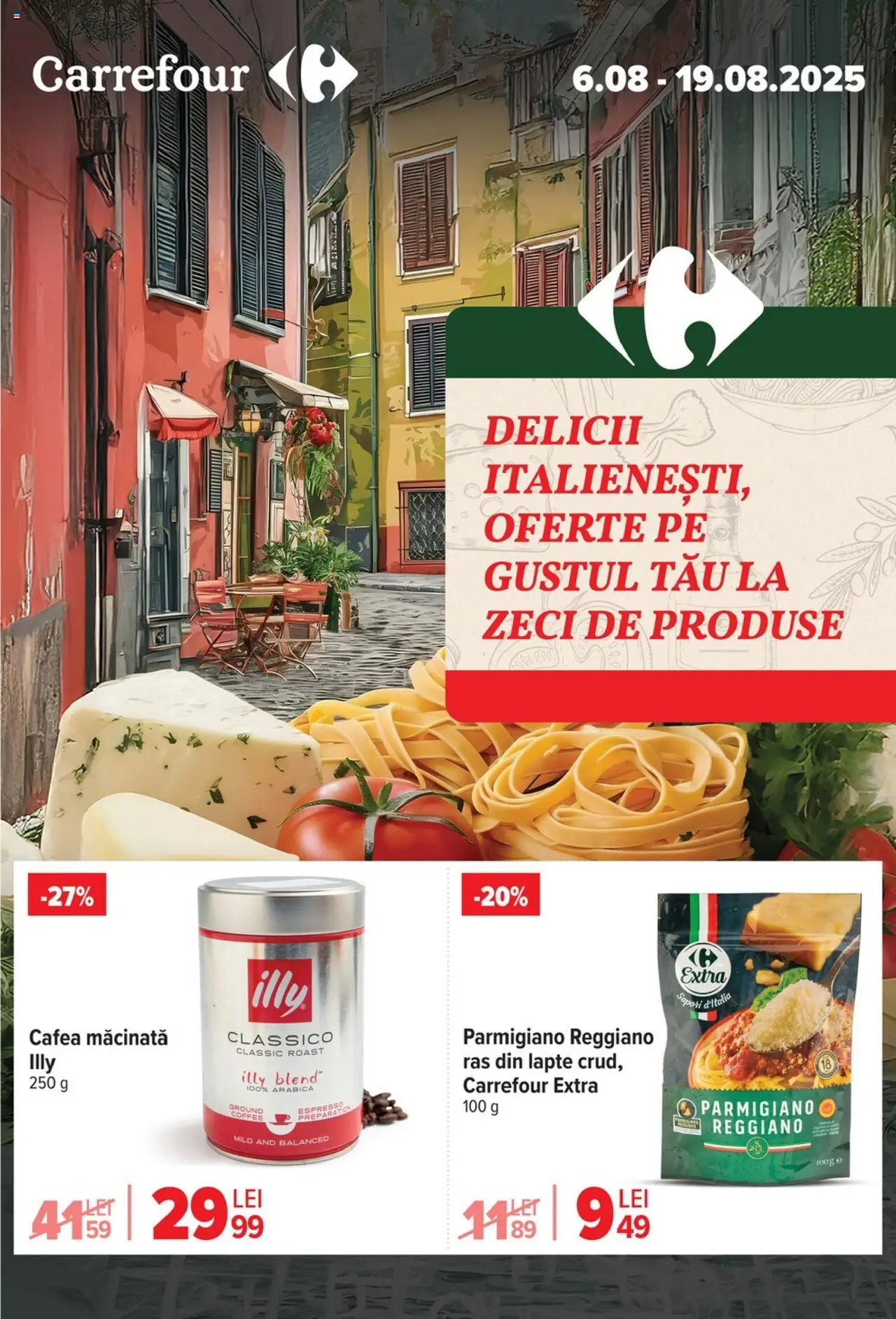 Catalog Carrefour 6 - 18 August 2025 | Pagina 1 | Produse: Lapte, Cafea