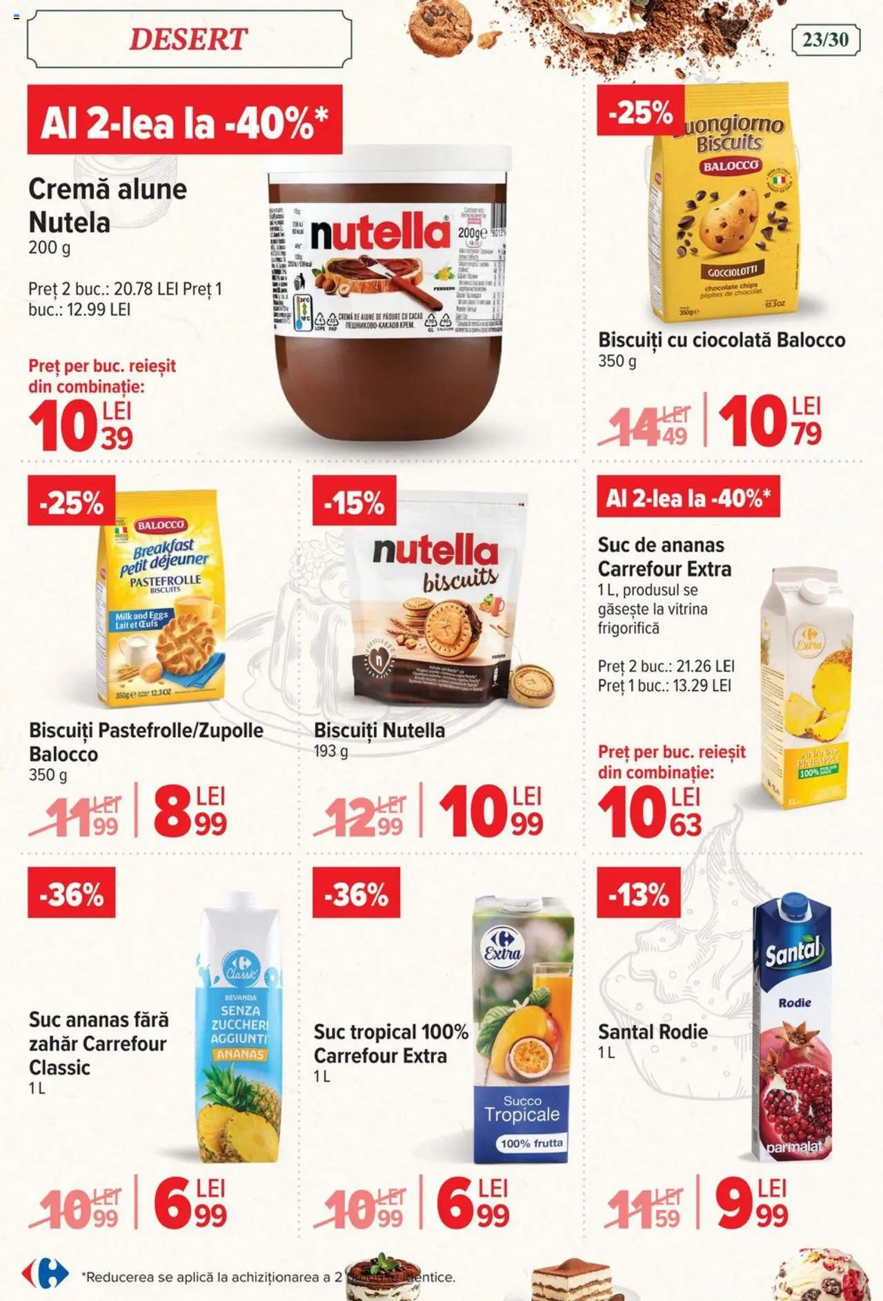 Catalog Carrefour 6 - 18 August 2025 | Pagina 23 | Produse: Alune, Suc, Ananas, Biscuiți