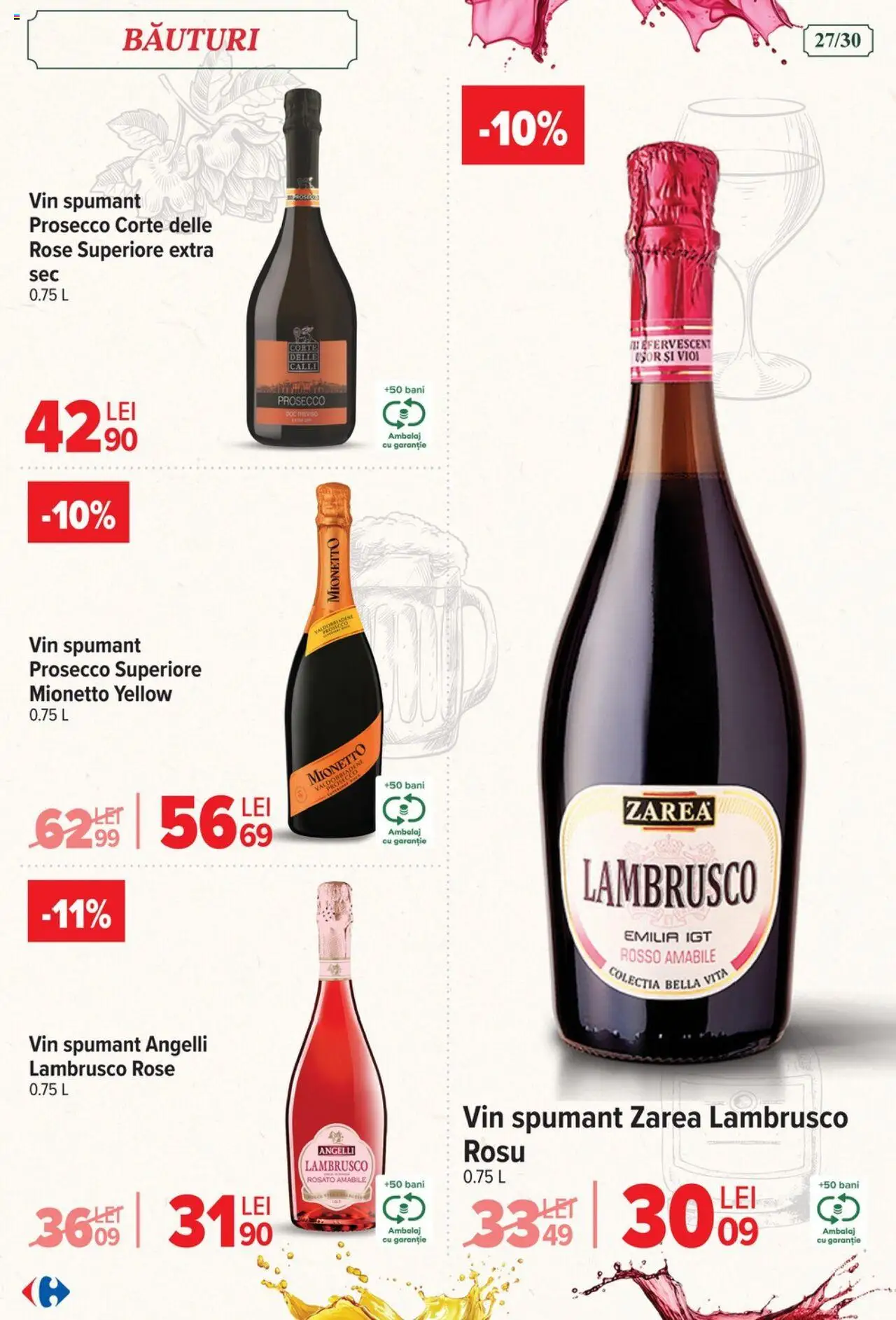 Catalog Carrefour 6 - 18 August 2025 | Pagina 27 | Produse: Prosecco, Vin