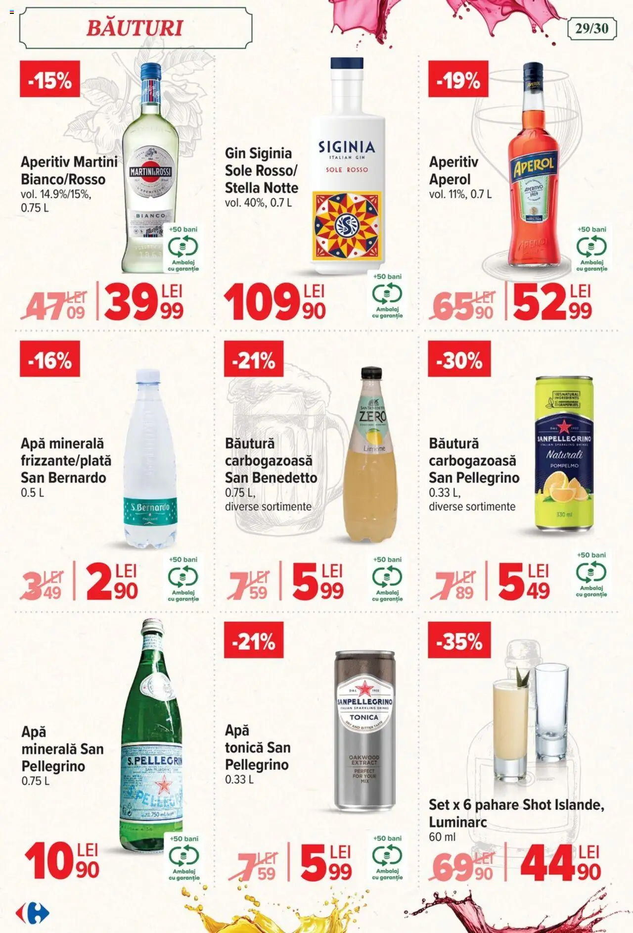 Catalog Carrefour 6 - 18 August 2025 | Pagina 29 | Produse: Yulaf, Gin, Aperol, Apă