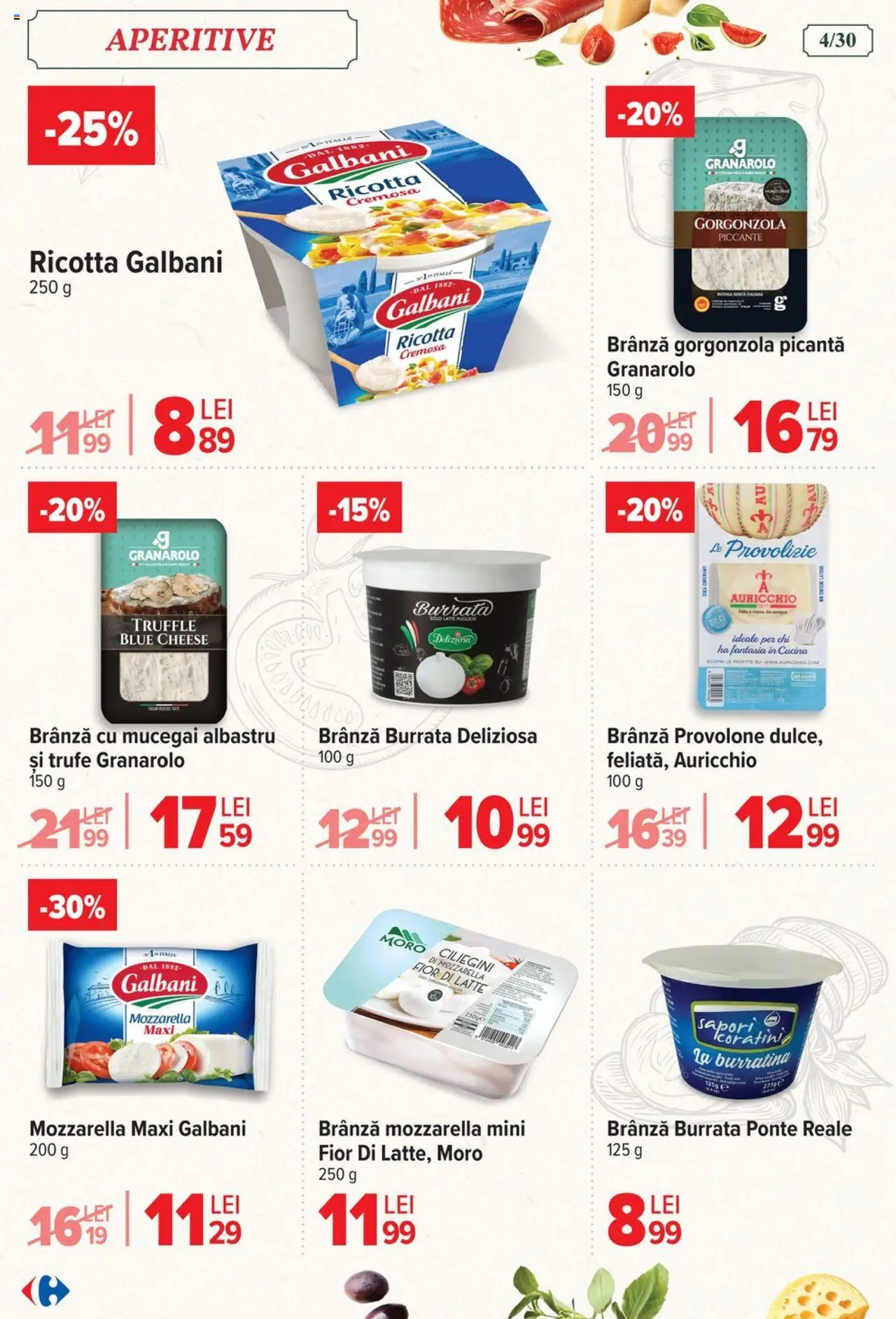 Catalog Carrefour 6 - 18 August 2025 | Pagina 4 | Produse: Çift taraflı üst, Brânză, Brânză cu mucegai, Gorgonzola