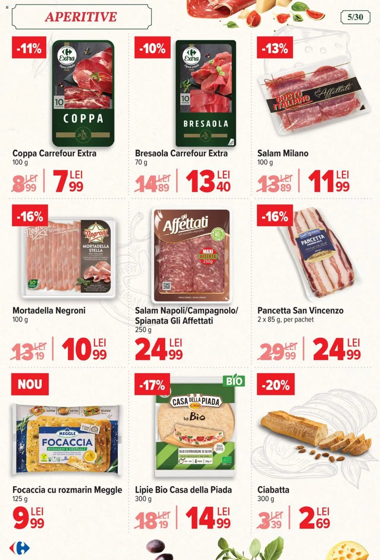 Catalog Carrefour 6 - 18 August 2025 | Pagina 5 | Produse: Şerit ödül, Salam