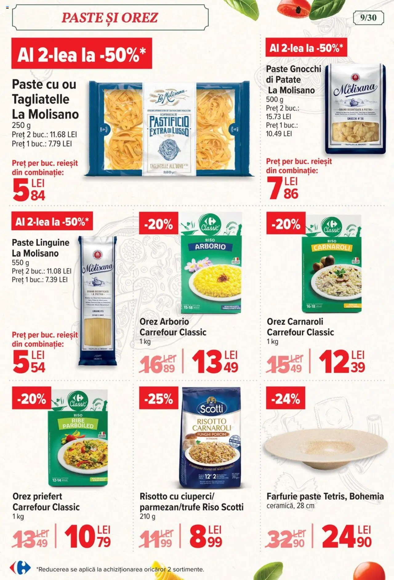 Catalog Carrefour 6 - 18 August 2025 | Pagina 9 | Produse: Farfurie, Orez, Paste