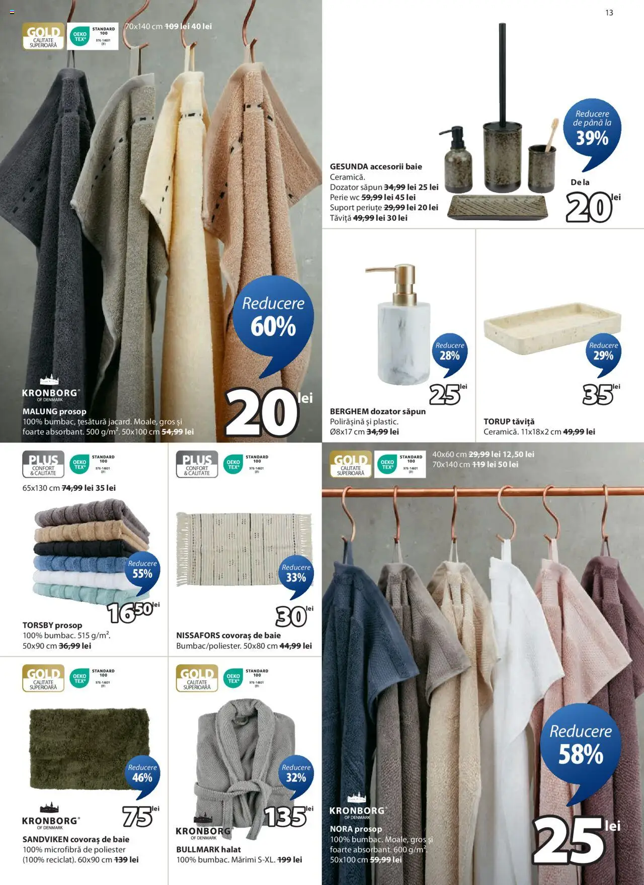 Catalog JYSK 4 - 25 August 2025 | Pagina 13 | Produse: Perie, Covoraș de baie, Săpun