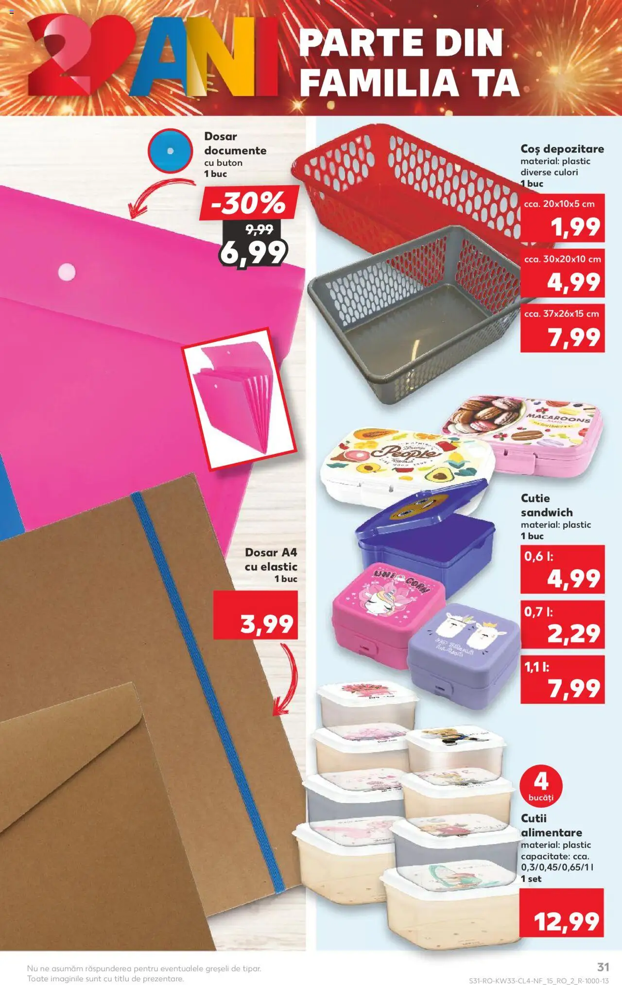 Catalog Kaufland 13 - 18 August 2025 | Pagina 31 | Produse: Coș, Cutie