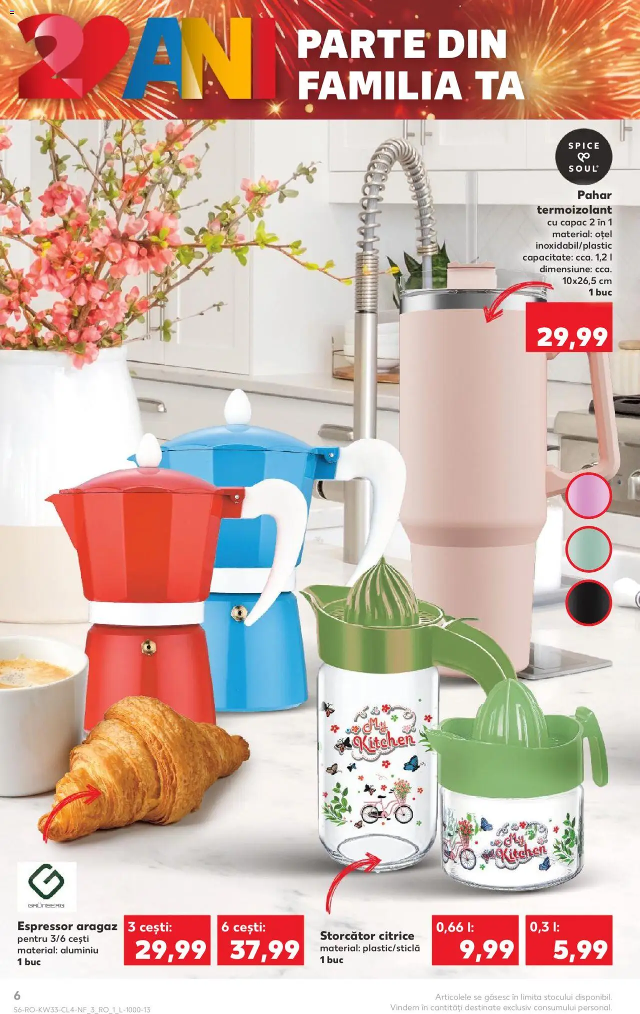 Catalog Kaufland 13 - 18 August 2025 | Pagina 6 | Produse: Espressor, Aragaz, Top, Storcător