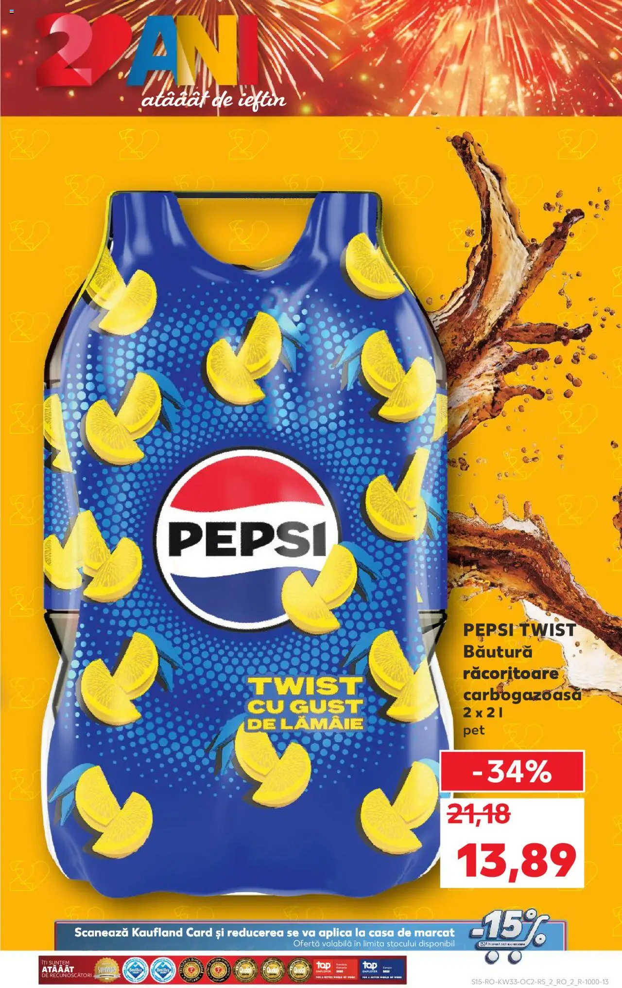 Catalog Kaufland 13 - 18 August 2025 | Pagina 15 | Produse: Lămâie