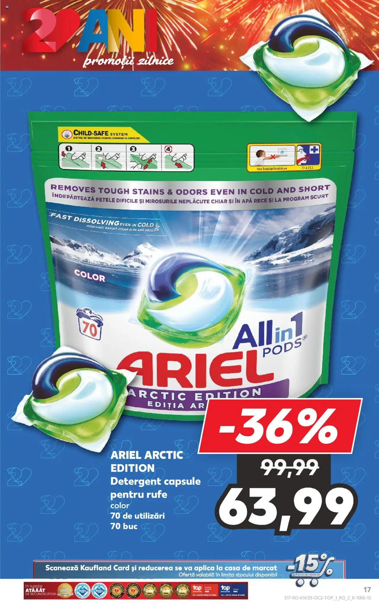 Catalog Kaufland 13 - 18 August 2025 | Pagina 17 | Produse: Detergent, Apă