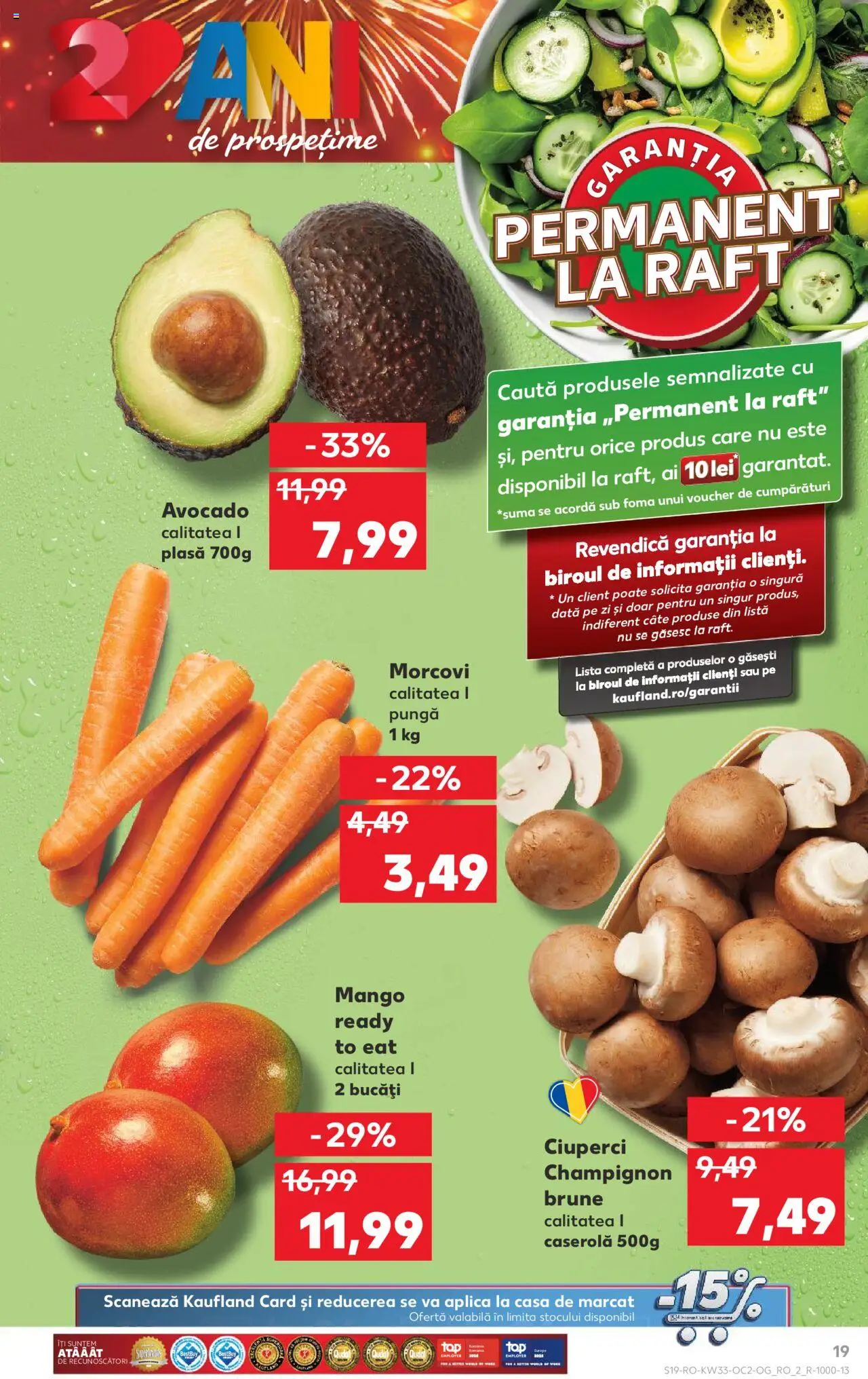Catalog Kaufland 13 - 18 August 2025 | Pagina 19 | Produse: Pungă, Raft, Ciuperci, Morcovi