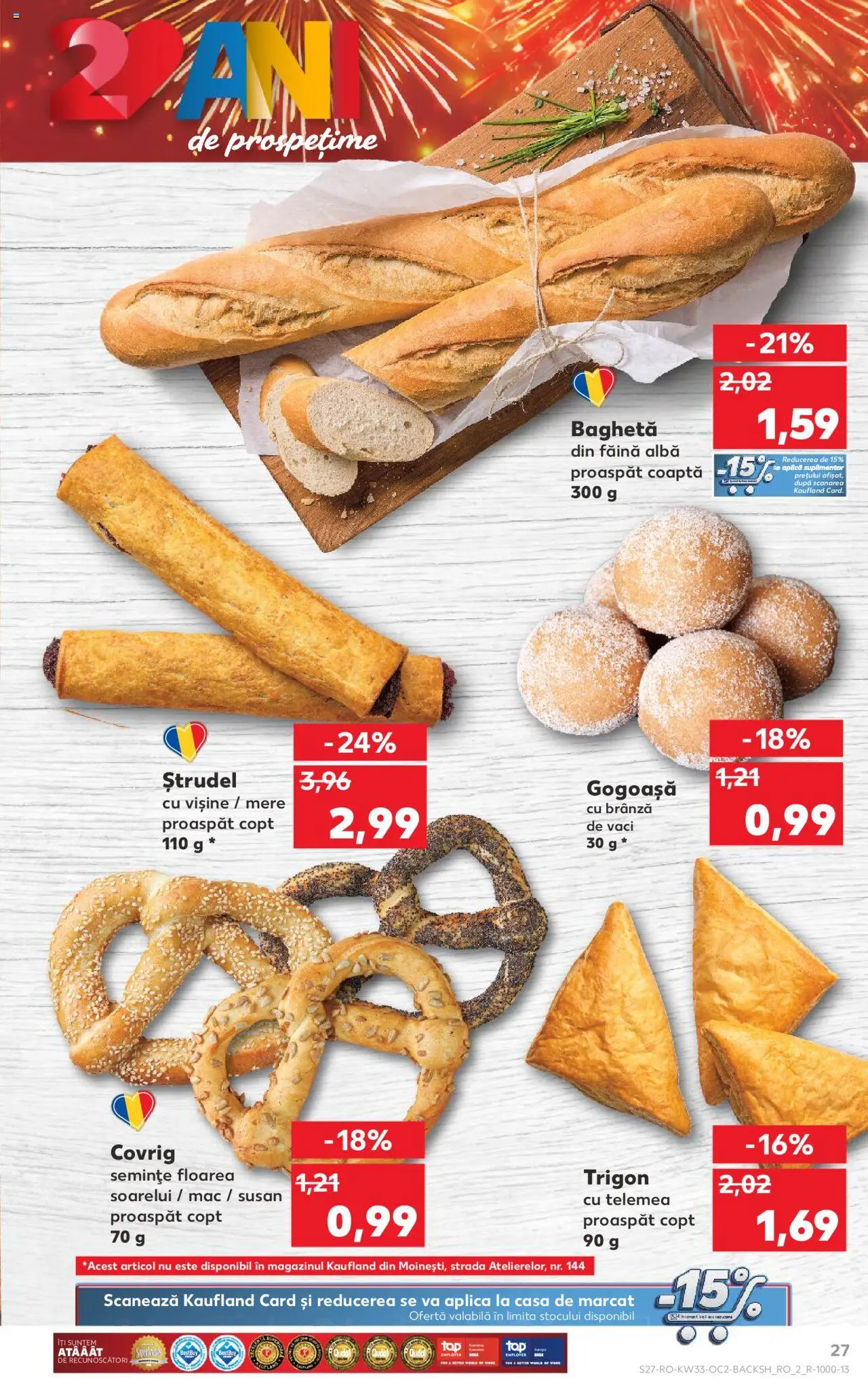 Catalog Kaufland 13 - 18 August 2025 | Pagina 27 | Produse: Divan, Ștrudel, Mere, Bant