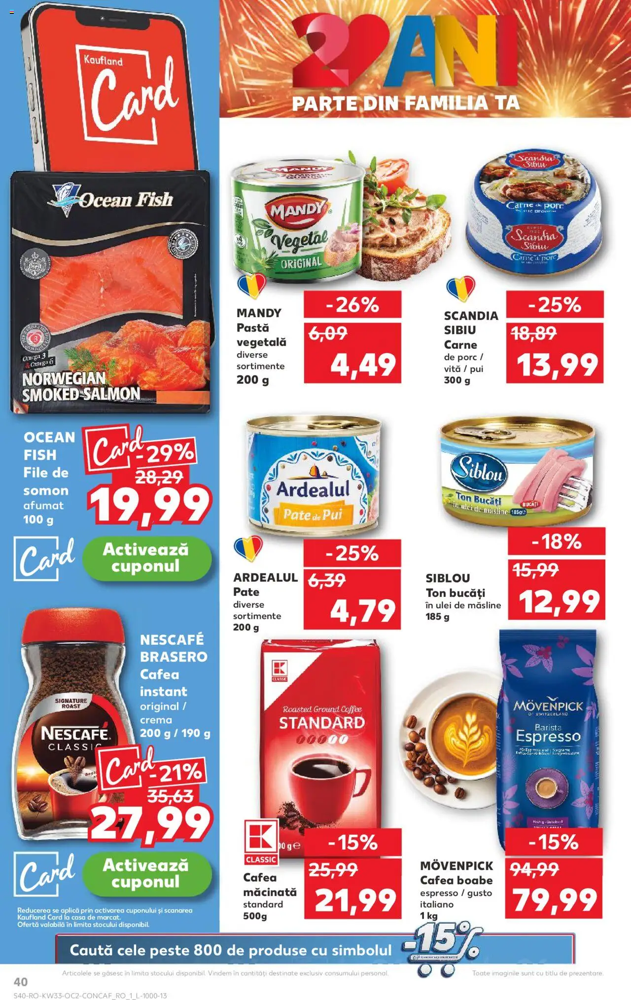 Catalog Kaufland 13 - 18 August 2025 | Pagina 40 | Produse: Pate, Măsline, Cremă, Suc