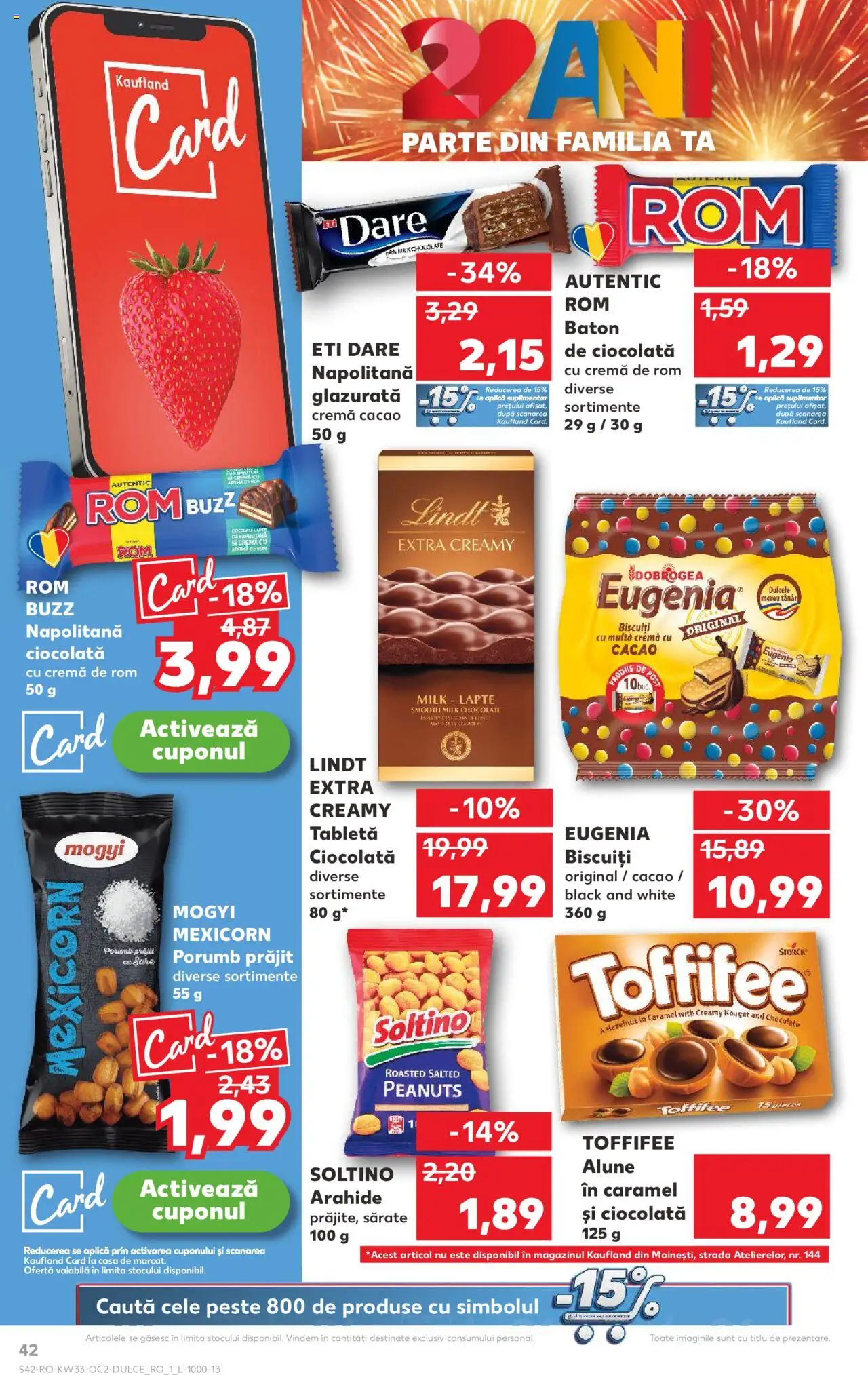 Catalog Kaufland 13 - 18 August 2025 | Pagina 42 | Produse: Tabletă, Ödül oyuncağı, Alune, Rom