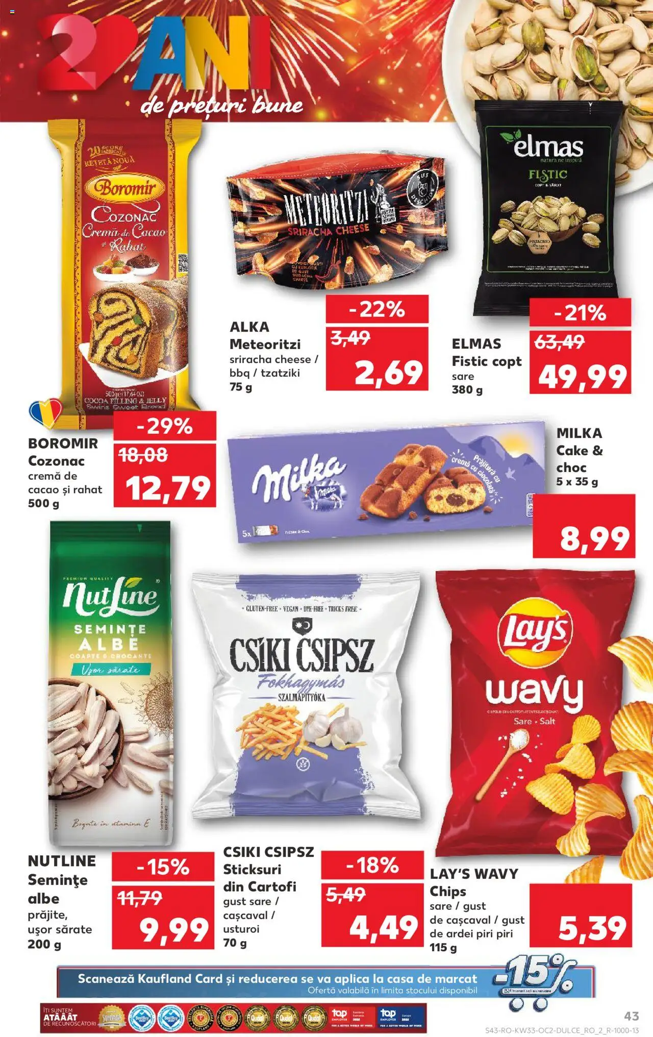 Catalog Kaufland 13 - 18 August 2025 | Pagina 43 | Produse: Ardei, Prăjitură, Cremă, Cacao