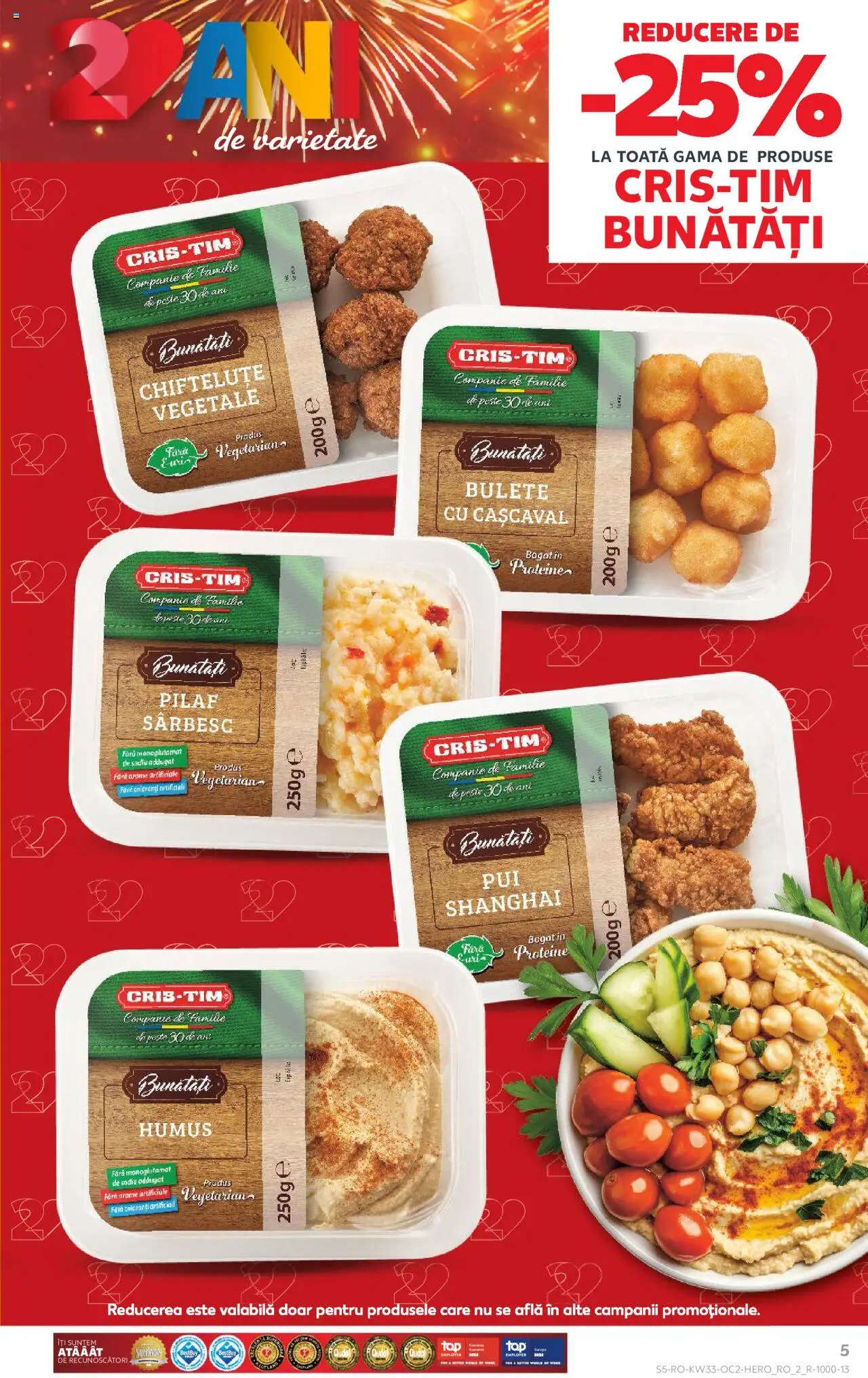 Catalog Kaufland 13 - 18 August 2025 | Pagina 5 | Produse: Masaüstü kılıfı, Hacıyatmaz Kedi Oyuncağı, Cașcaval, Humus