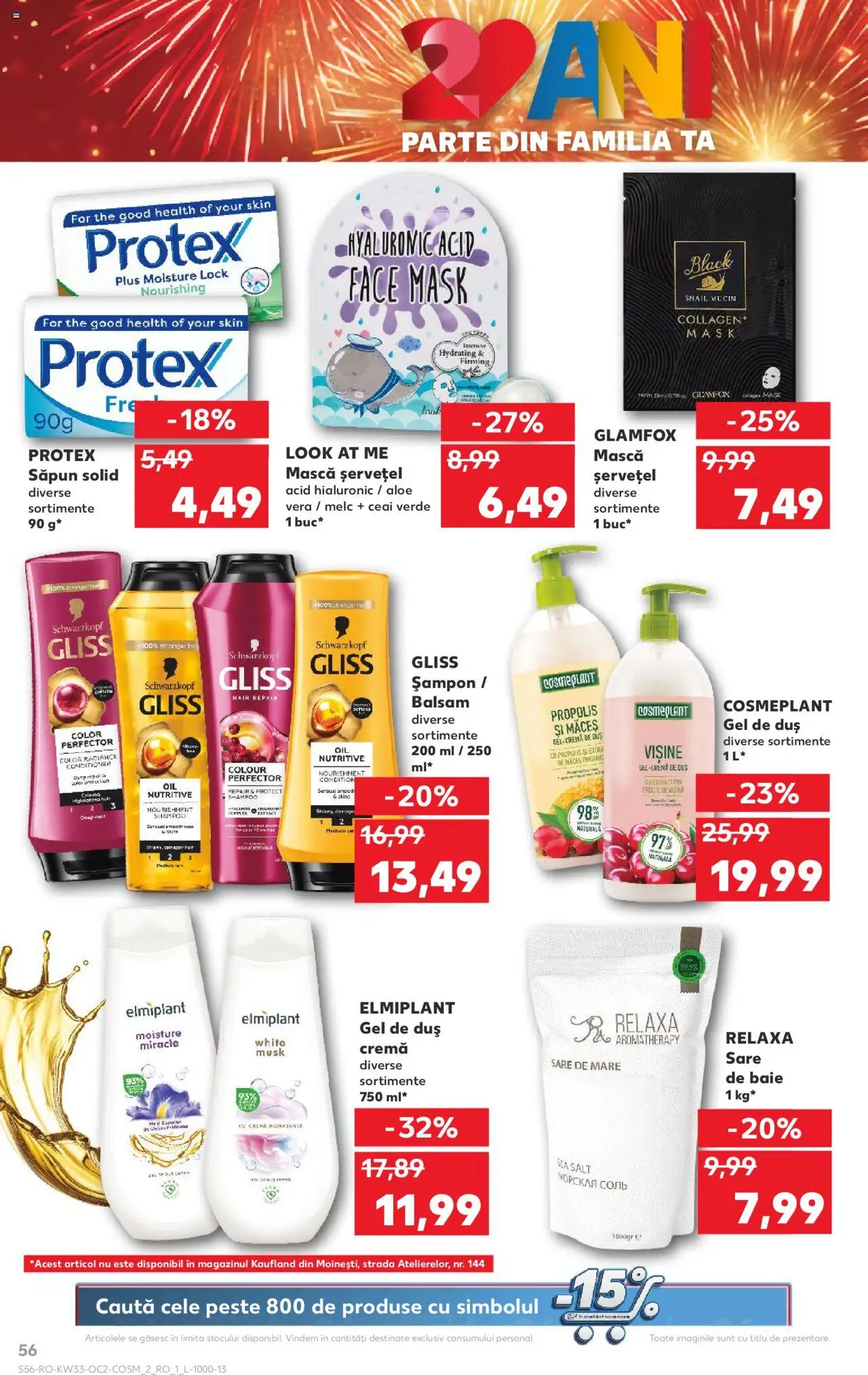 Catalog Kaufland 13 - 18 August 2025 | Pagina 56 | Produse: Săpun solid, Șampon, Balsam, Săpun