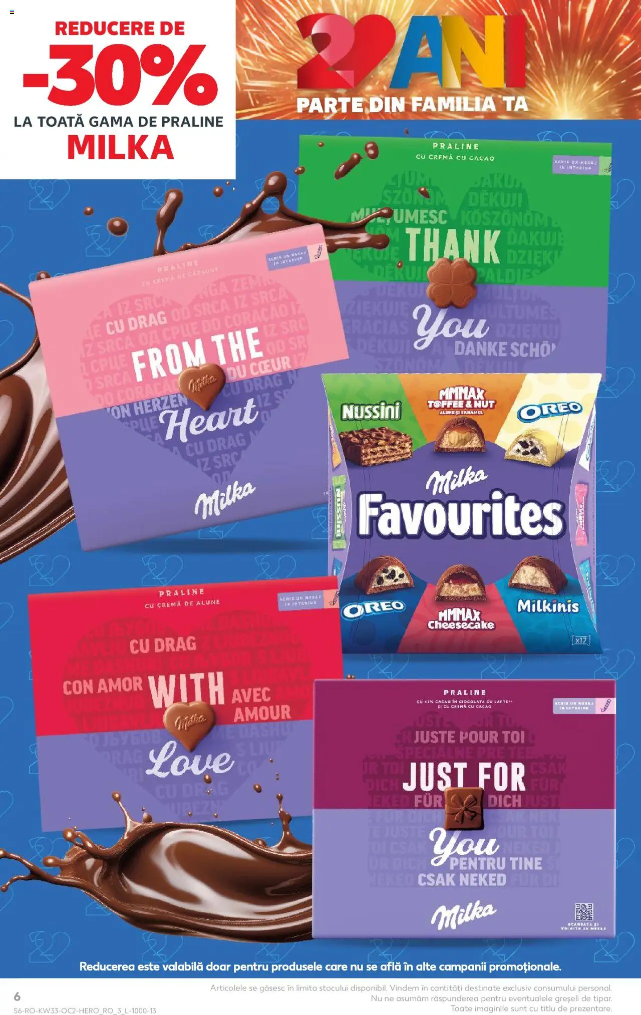 Catalog Kaufland 13 - 18 August 2025 | Pagina 6 | Produse: Praline, Lapte, Cremă, Ciocolată