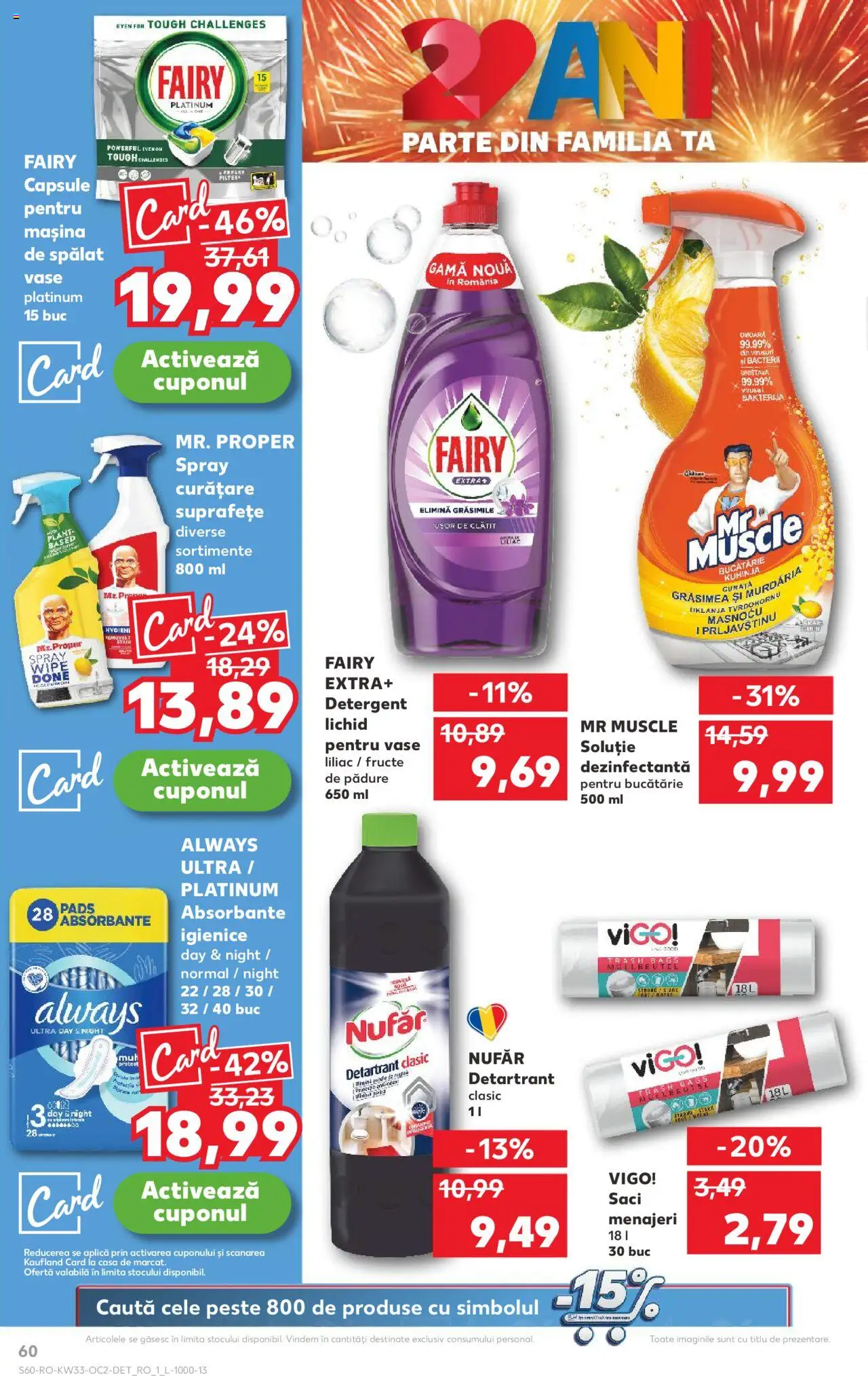 Catalog Kaufland 13 - 18 August 2025 | Pagina 60 | Produse: Mașină De Spălat, Bucătărie, Pește, Detergent