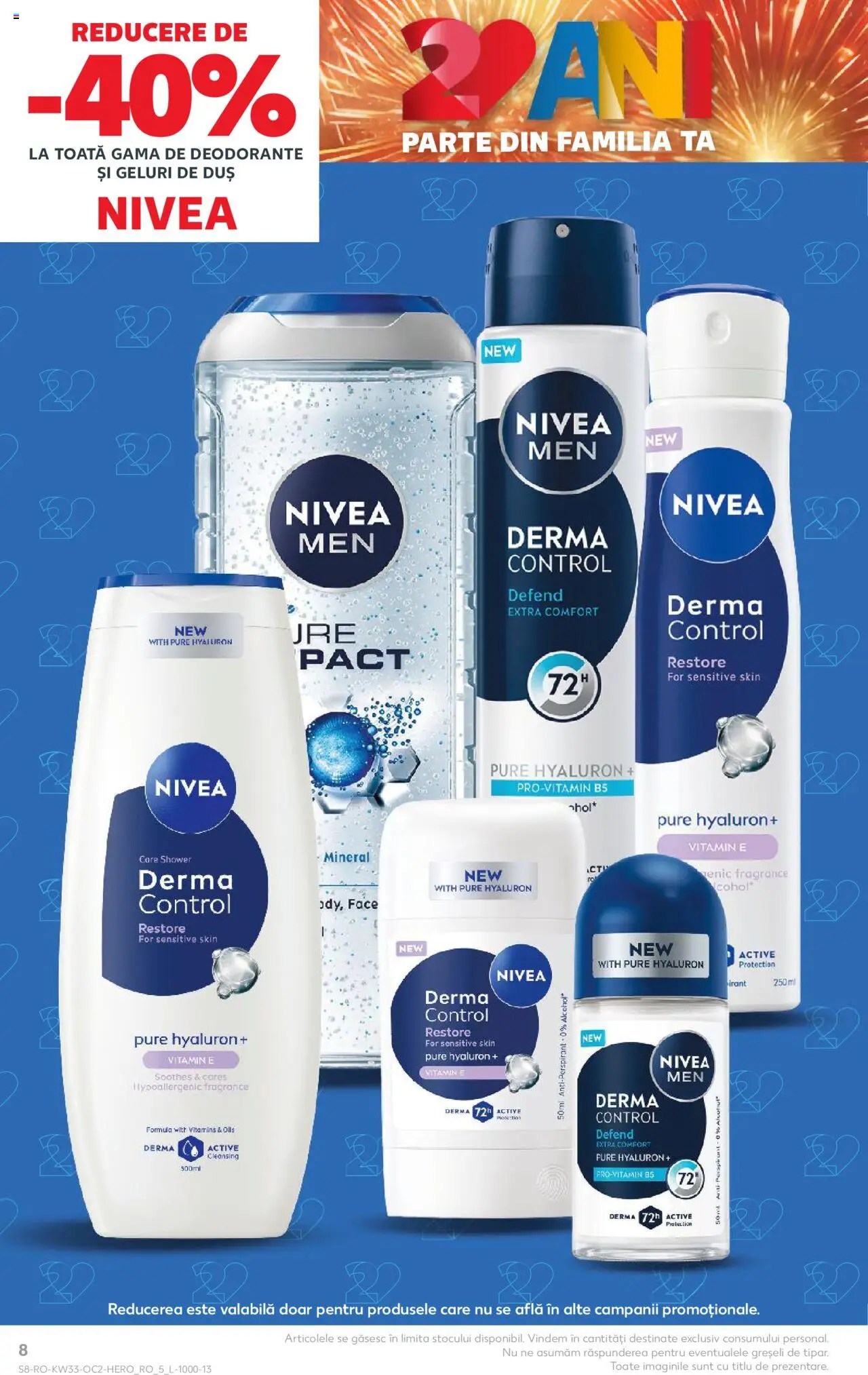 Catalog Kaufland 13 - 18 August 2025 | Pagina 8 | Produse: Duș, Antiperspirant