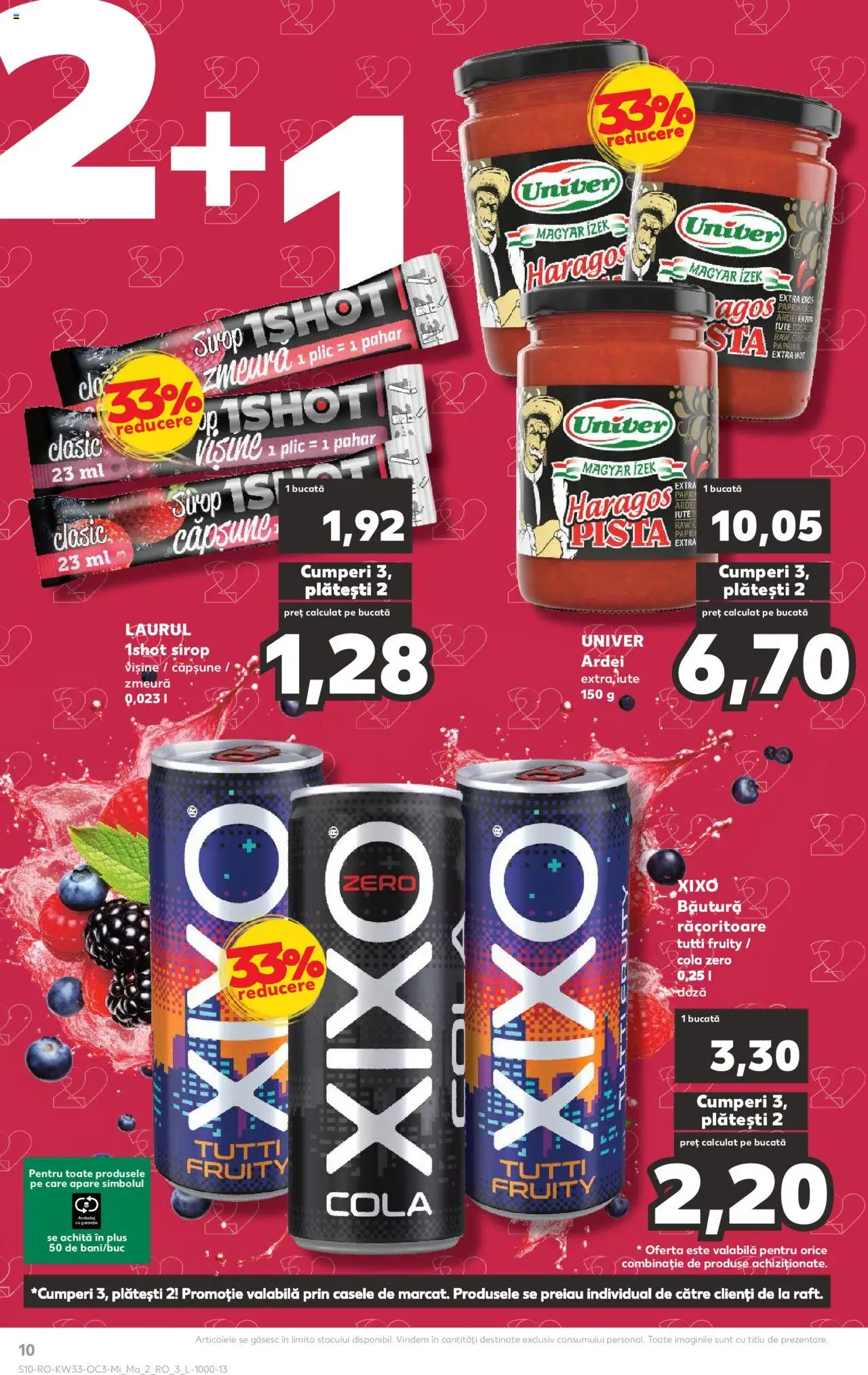 Catalog Kaufland 13 - 18 August 2025 | Pagina 10 | Produse: Zmeură, Ardei, Amerikan servis, Sirop