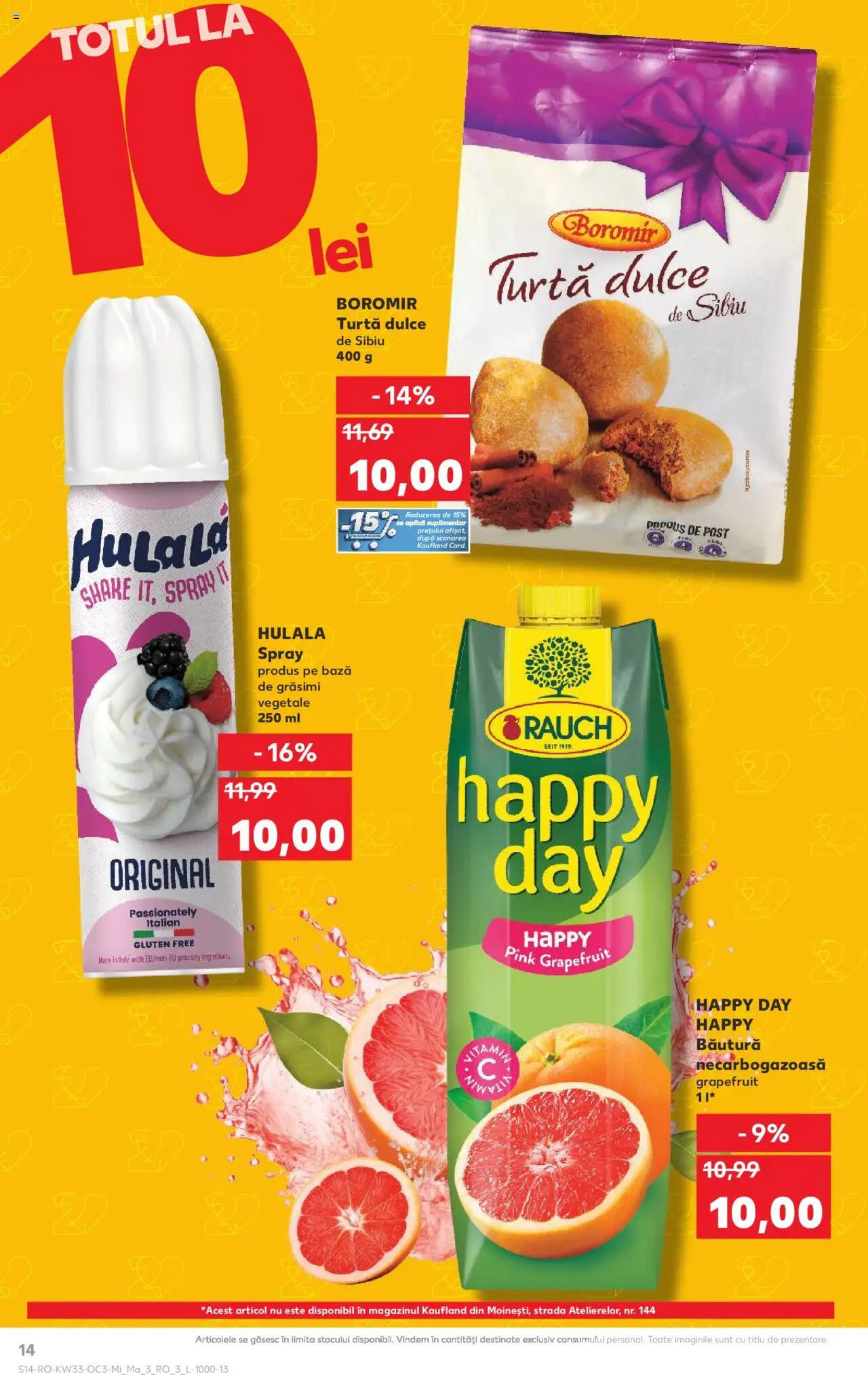 Catalog Kaufland 13 - 18 August 2025 | Pagina 14 | Produse: Turtă dulce, Shake