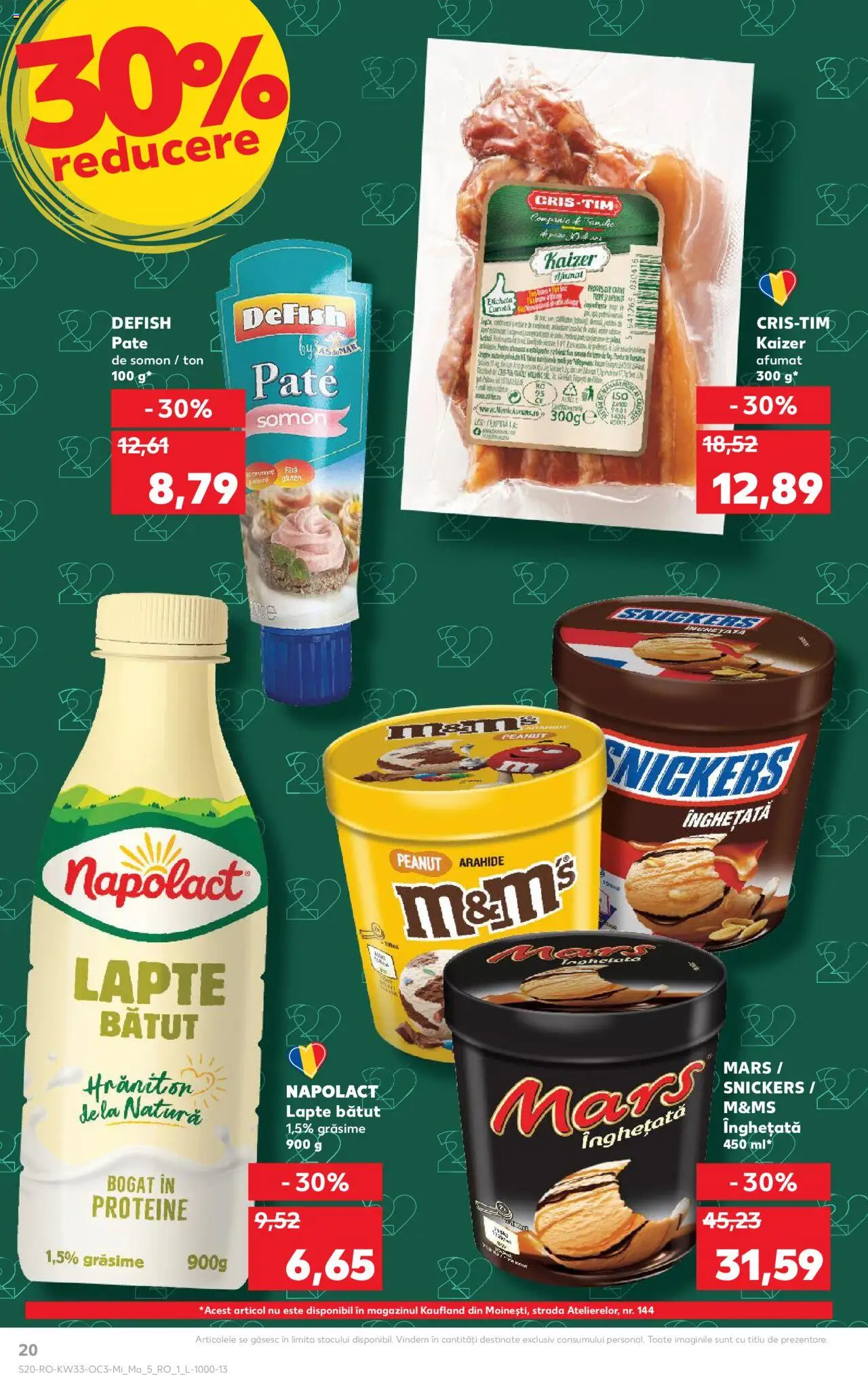Catalog Kaufland 13 - 18 August 2025 | Pagina 20 | Produse: Masaüstü kılıfı, Pate, Arahide, Lapte