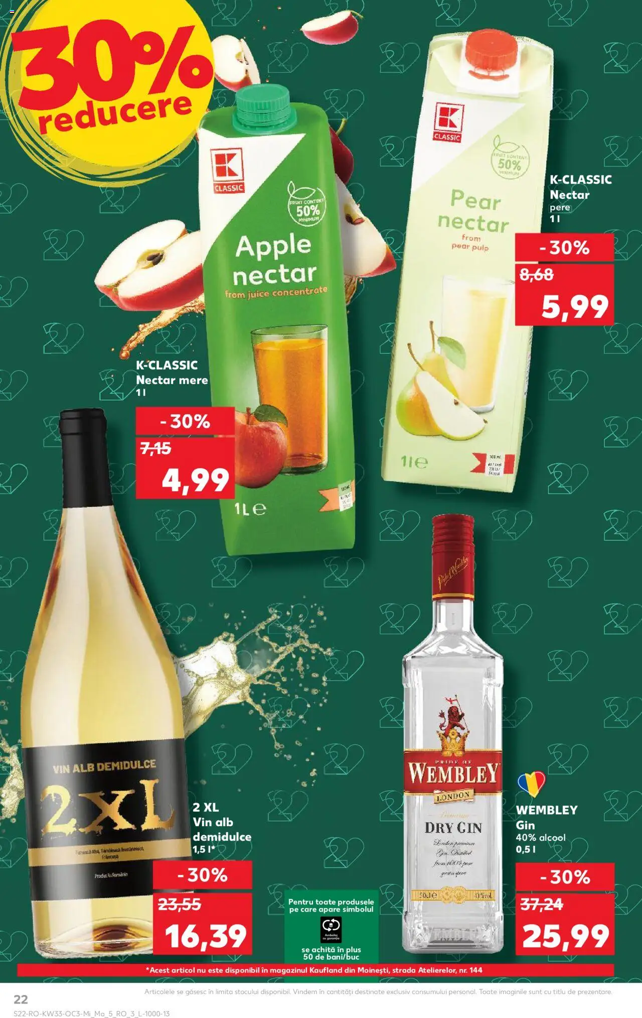 Catalog Kaufland 13 - 18 August 2025 | Pagina 22 | Produse: Apple, Vin, Mere, Gin