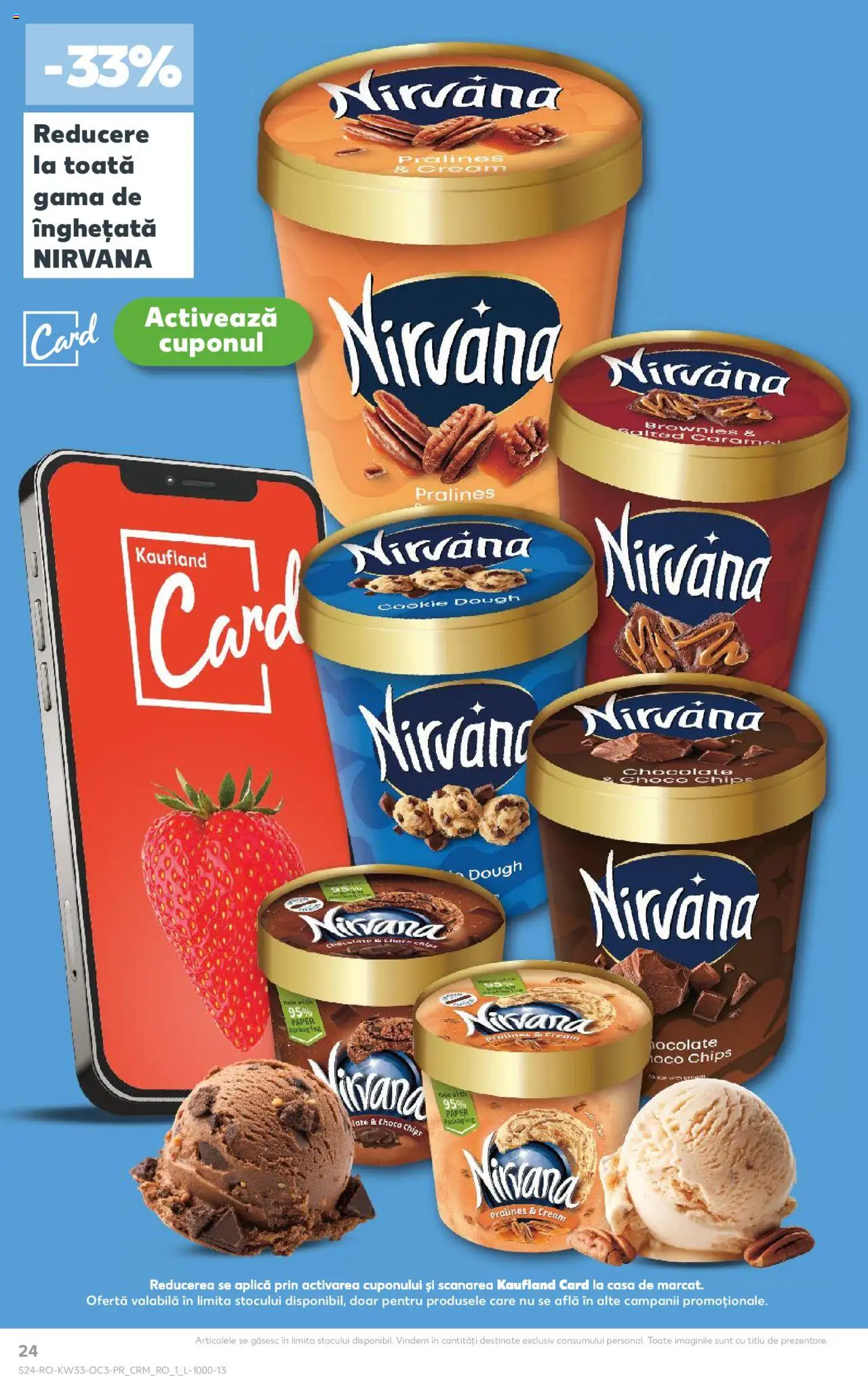 Catalog Kaufland 13 - 18 August 2025 | Pagina 24 | Produse: Înghețată