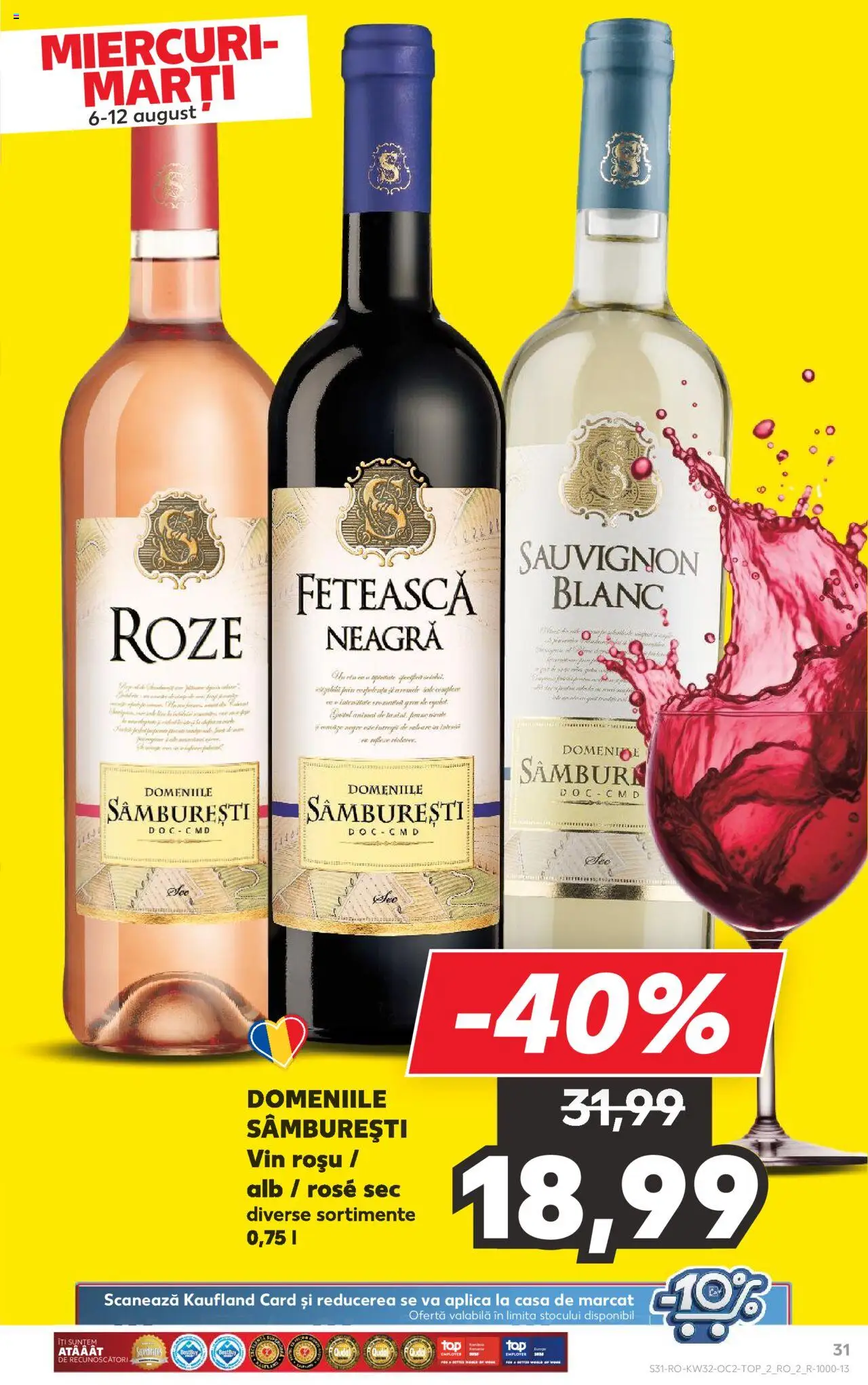 Catalog Kaufland 6 - 11 August 2025 | Pagina 31