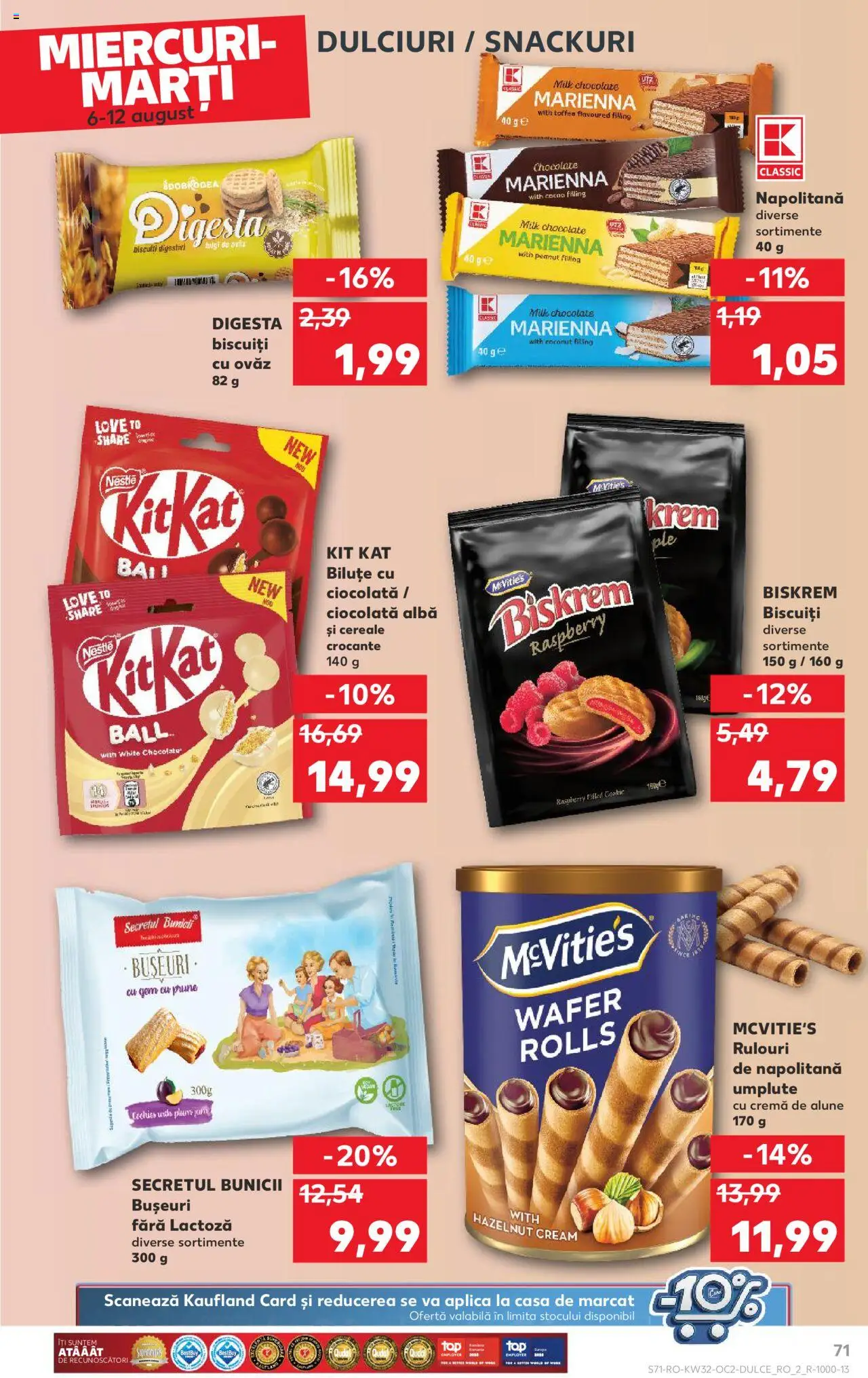 Catalog Kaufland 6 - 11 August 2025 | Pagina 71