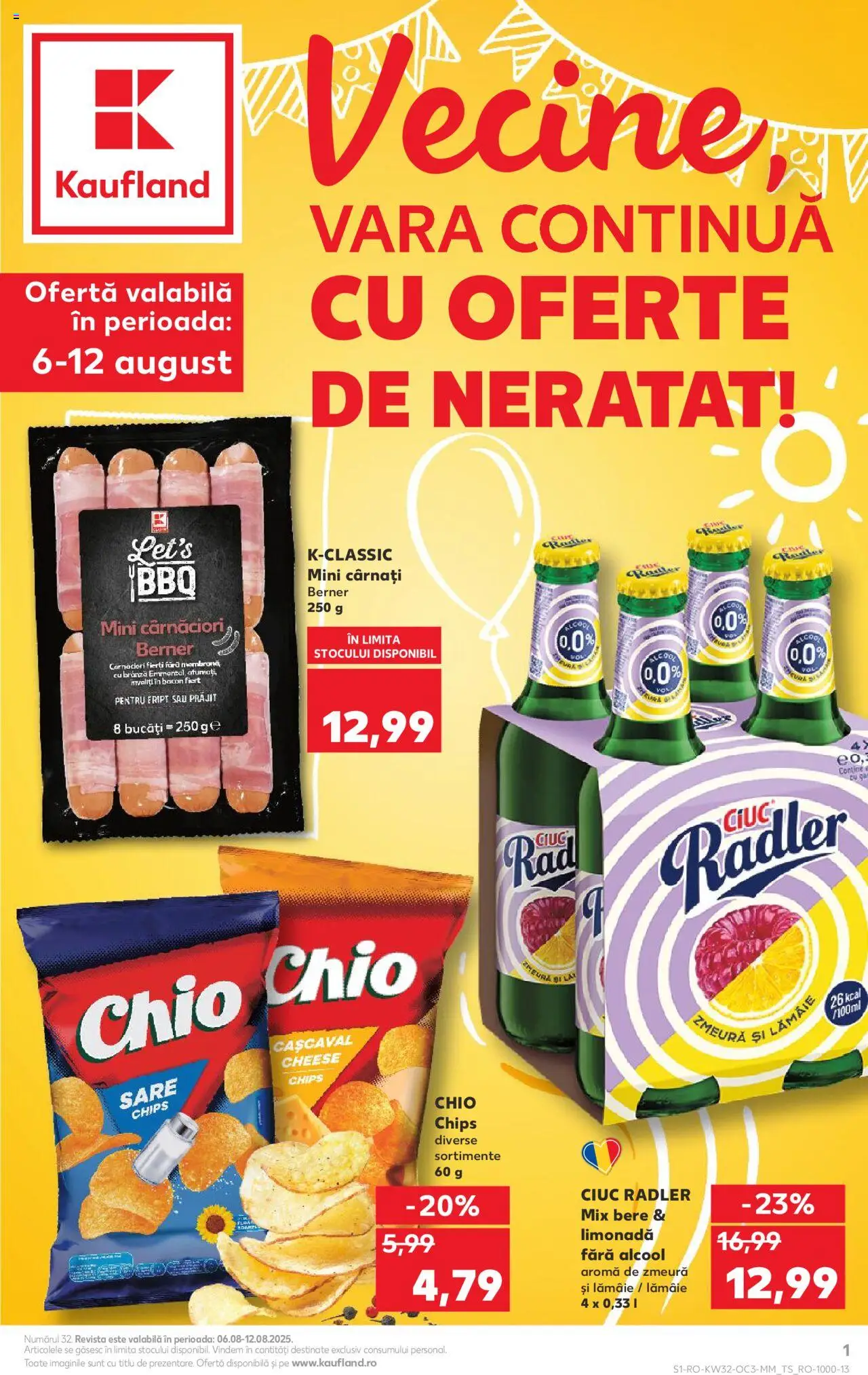 Catalog Kaufland 6 - 11 August 2025 | Pagina 1