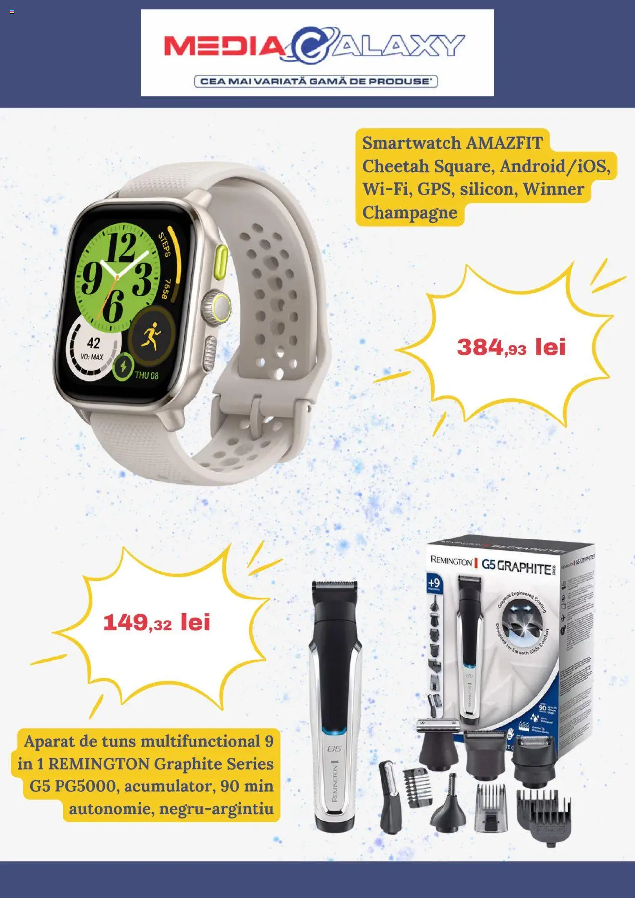 Catalog Media Galaxy 7 - 12 August 2025 | Pagina 2 | Produse: Smartwatch