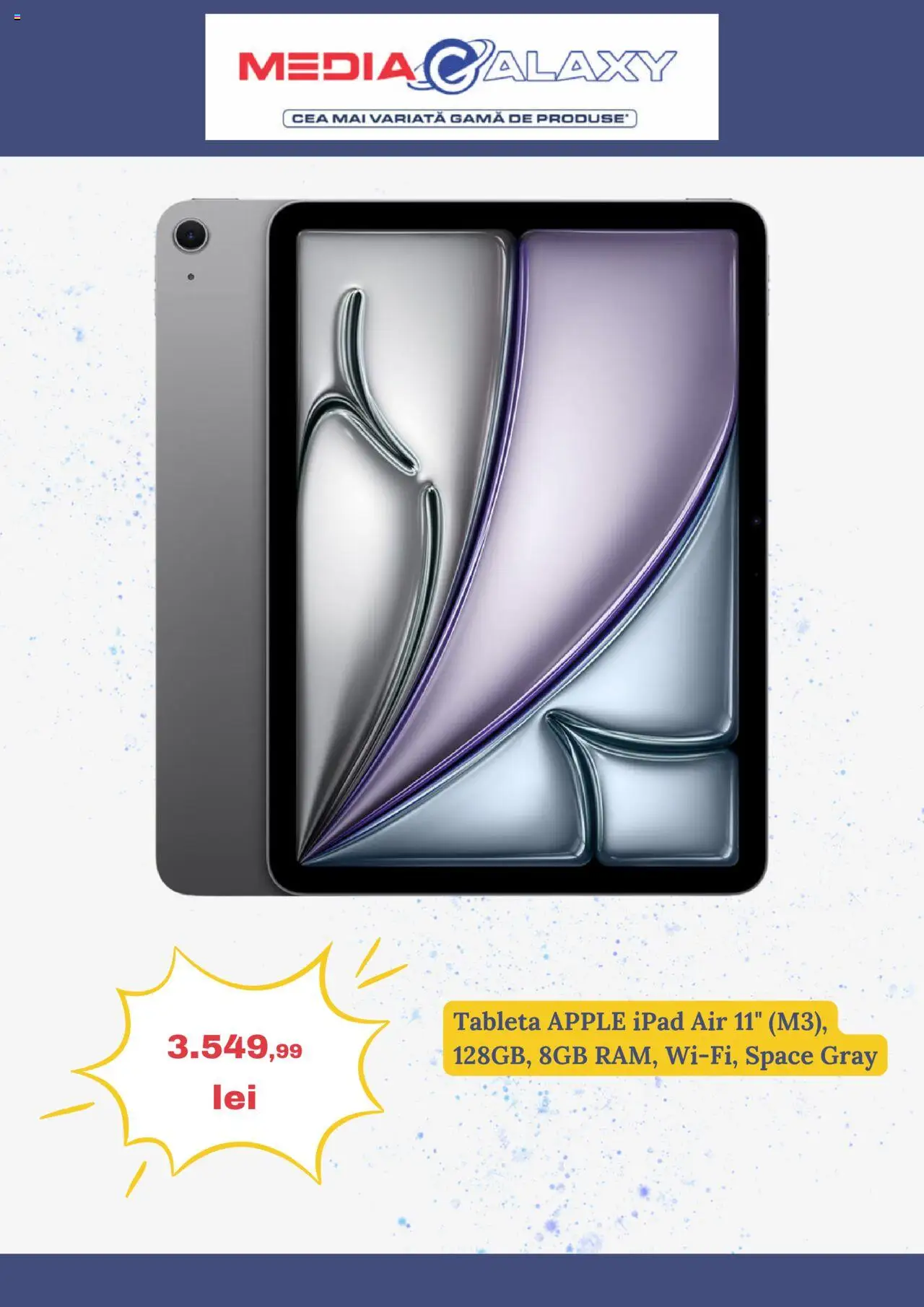 Catalog Media Galaxy 7 - 12 August 2025 | Pagina 5 | Produse: Tabletă, Apple