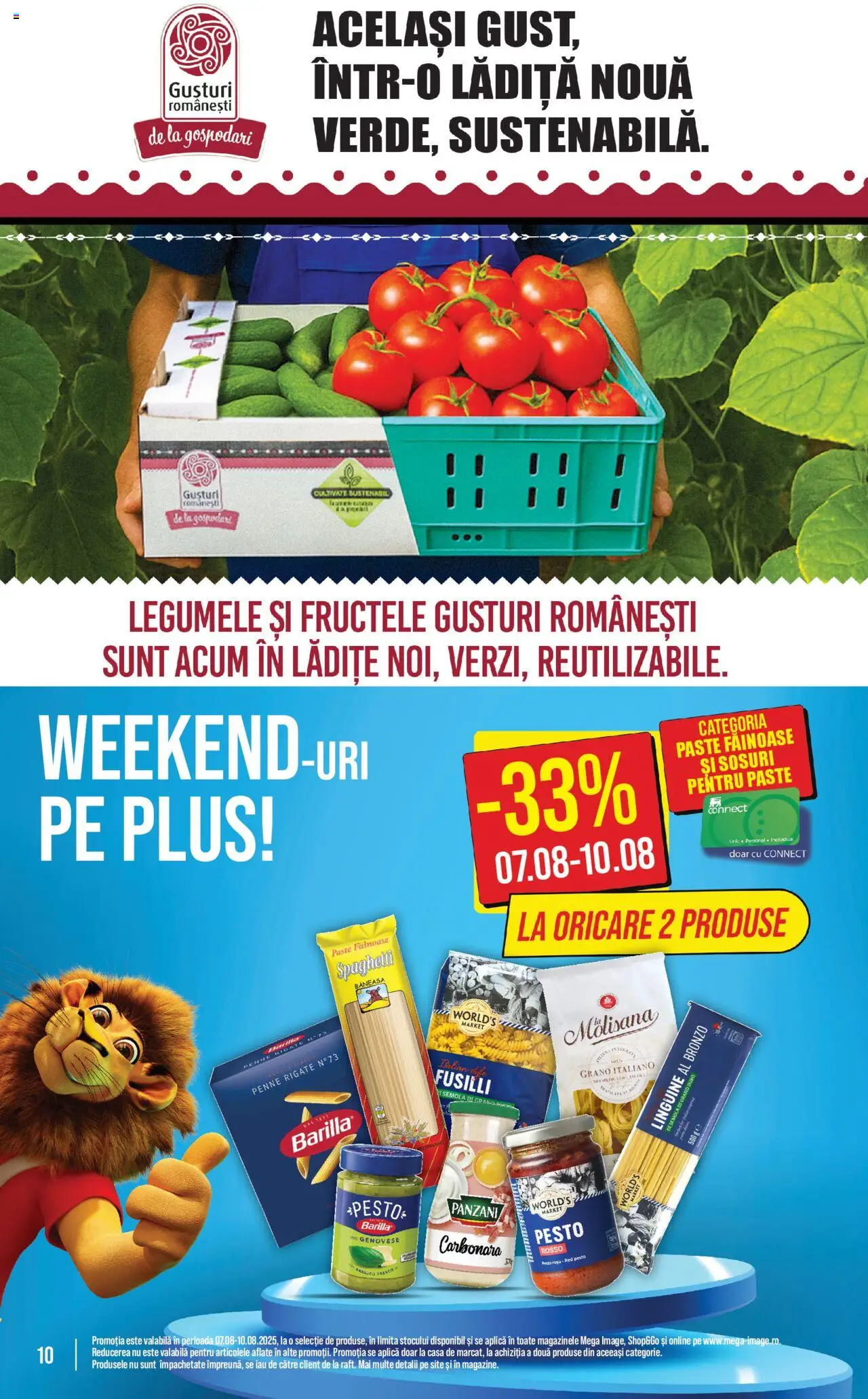 Catalog Mega Image 7 - 12 August 2025 | Pagina 10 | Produse: Delgeç, Paste