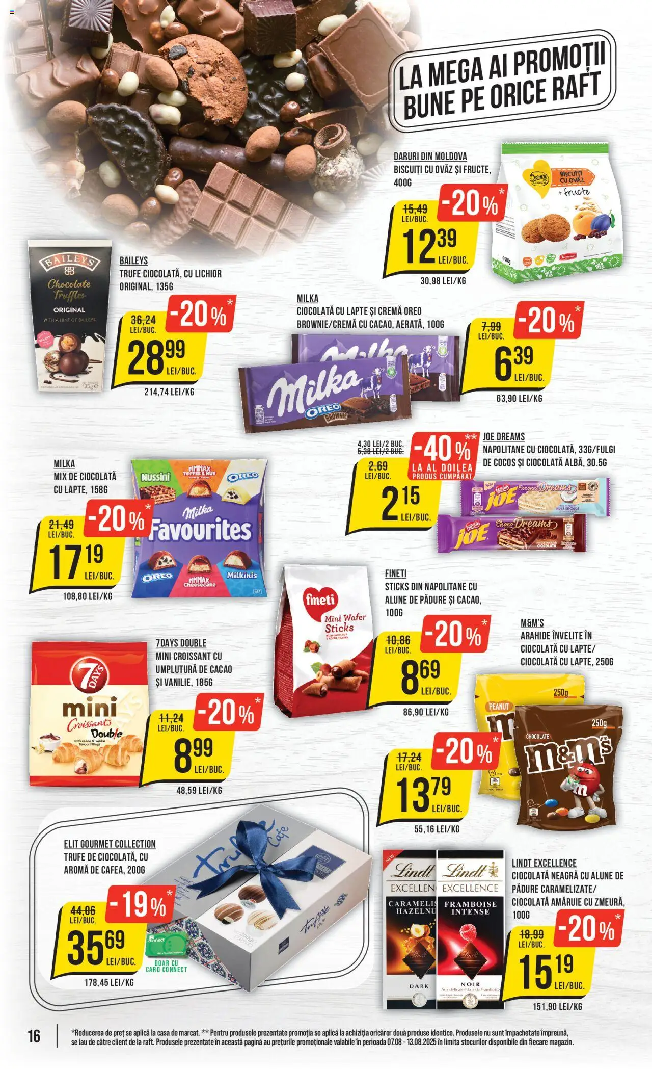 Catalog Mega Image 7 - 12 August 2025 | Pagina 16 | Produse: Lichior, Cremă, Cacao, Biscuiți