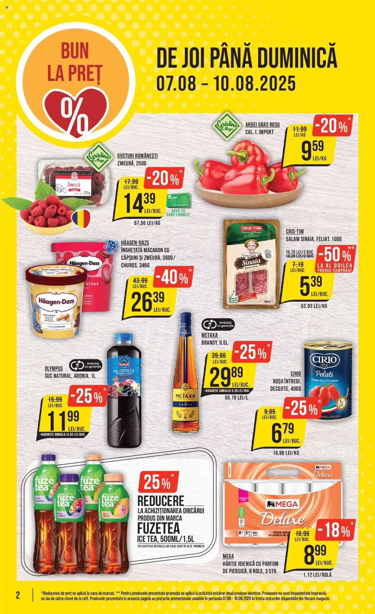 Catalog Mega Image 7 - 12 August 2025 | Pagina 2 | Produse: Parfum, Ardei, Suc, Căpșuni