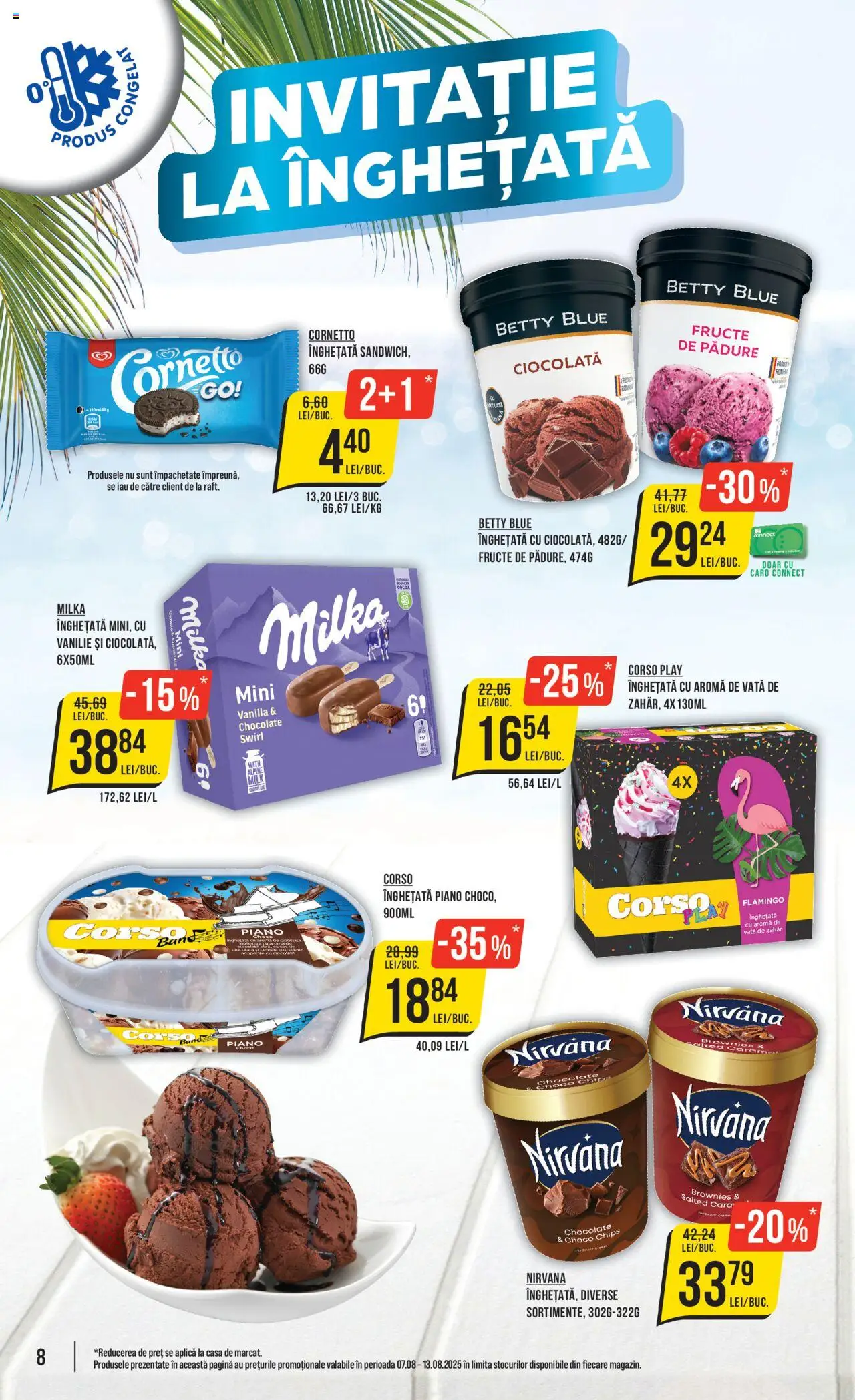 Catalog Mega Image 7 - 12 August 2025 | Pagina 8 | Produse: Duș, Ciocolată, Fructe, Zahăr