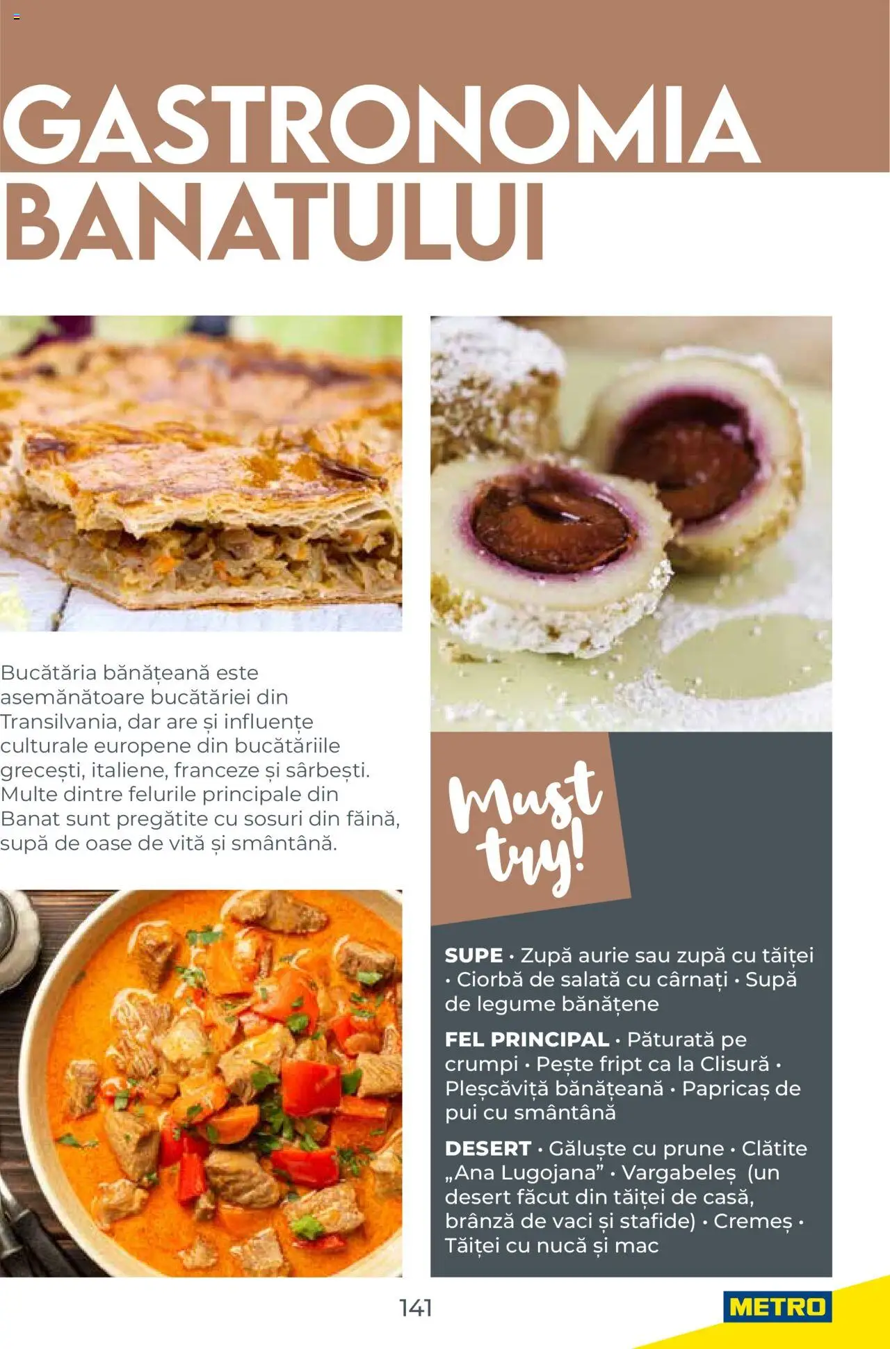 Catalog METRO 1 August 2025 - 30 Decembrie 2026 | Pagina 141 | Produse: Hacıyatmaz Kedi Oyuncağı, Clătite, Brânză, Smântână