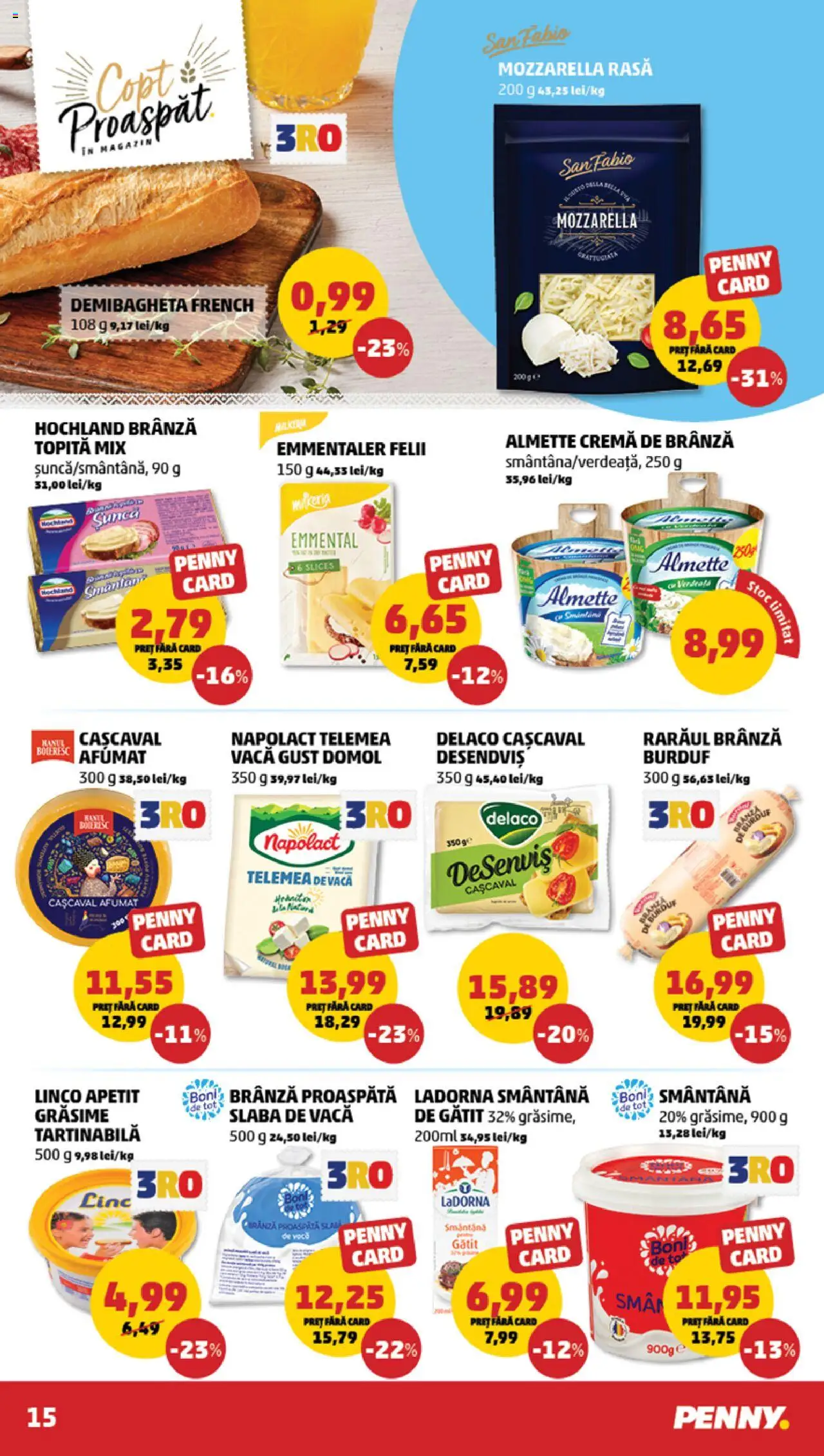 Catalog PENNY Market 6 - 11 August 2025 | Pagina 15 | Produse: Light Kedi Konservesi, Cremă, Cremă de brânză, Smântână