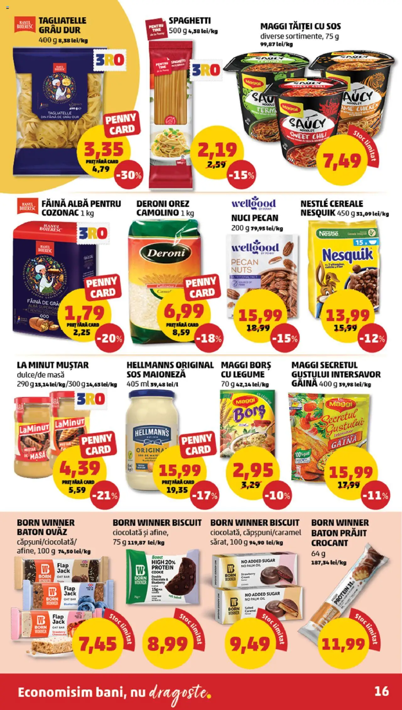 Catalog PENNY Market 6 - 11 August 2025 | Pagina 16 | Produse: Borș, Ciocolată, Făină, Nuci