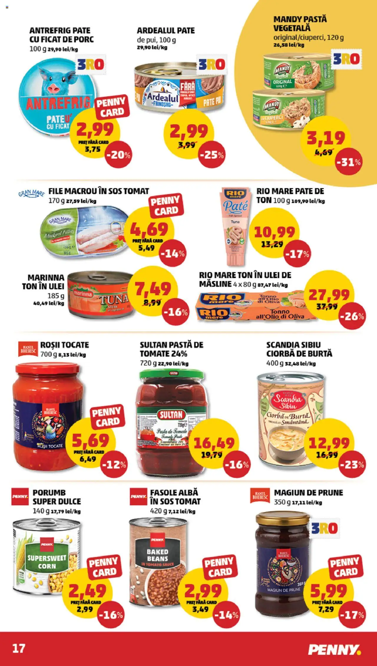 Catalog PENNY Market 6 - 11 August 2025 | Pagina 17 | Produse: Pară, Pastă de tomate, Roșii, Prune
