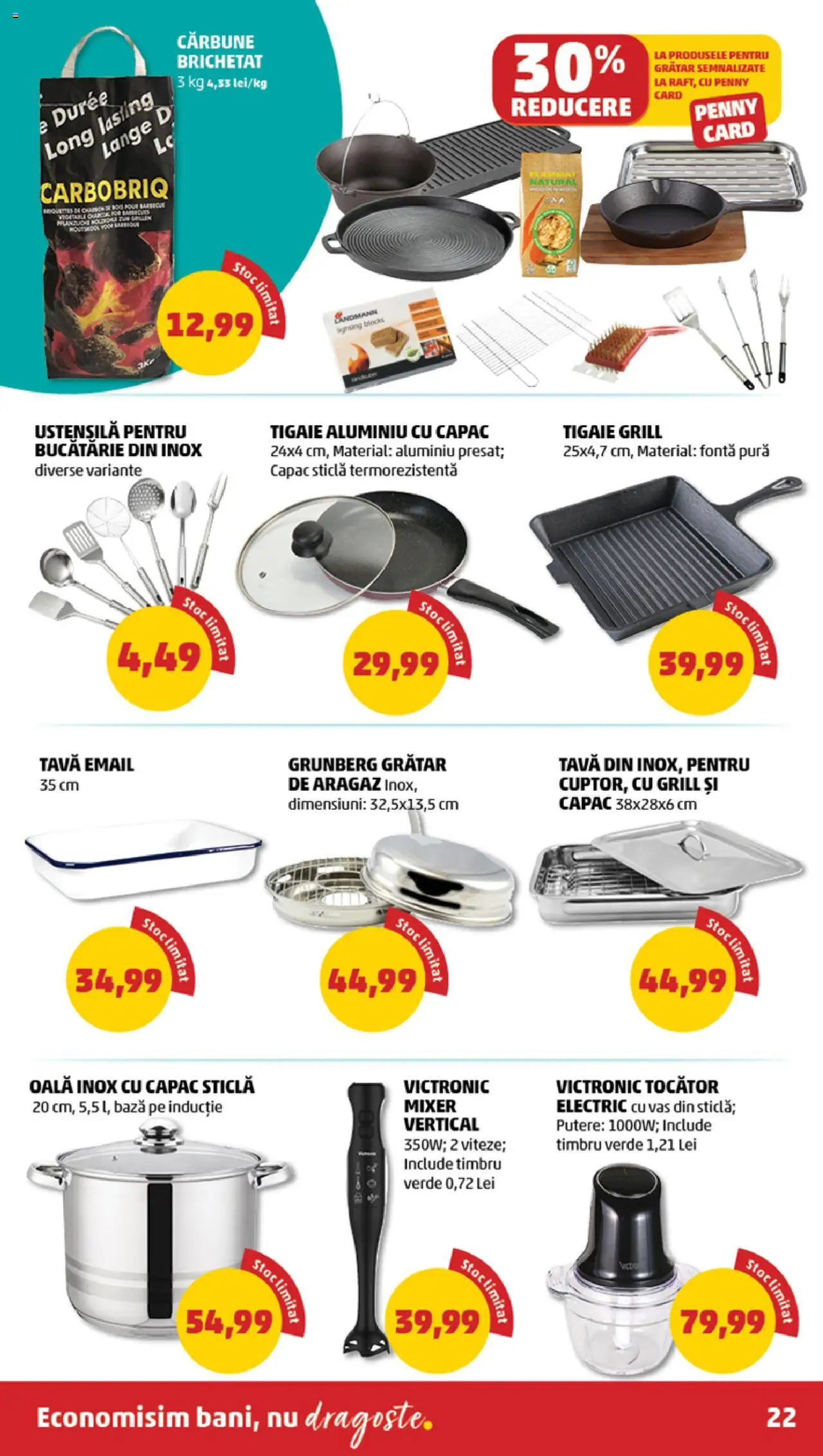 Catalog PENNY Market 6 - 11 August 2025 | Pagina 22 | Produse: Oală, Grătar, Bucătărie, Tocător