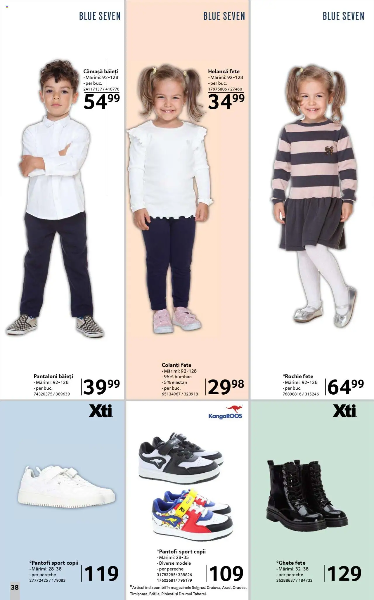 Catalog Selgros 8 August - 20 Septembrie 2025 | Pagina 38 | Produse: Pantaloni, Colanți